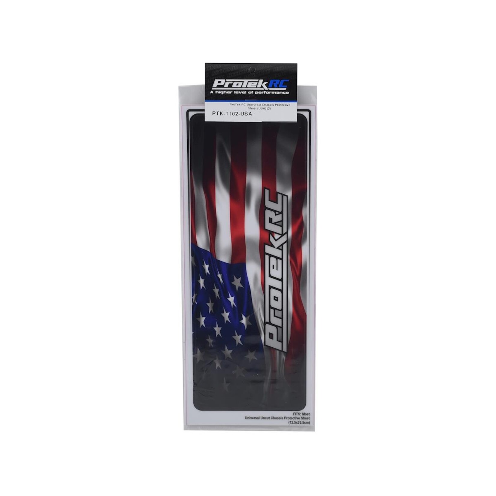 ProTek RC #PTK-1102-USA ProTek RC Universal Chassis Protective Sheet (USA) (2) (12.5x33.5cm)