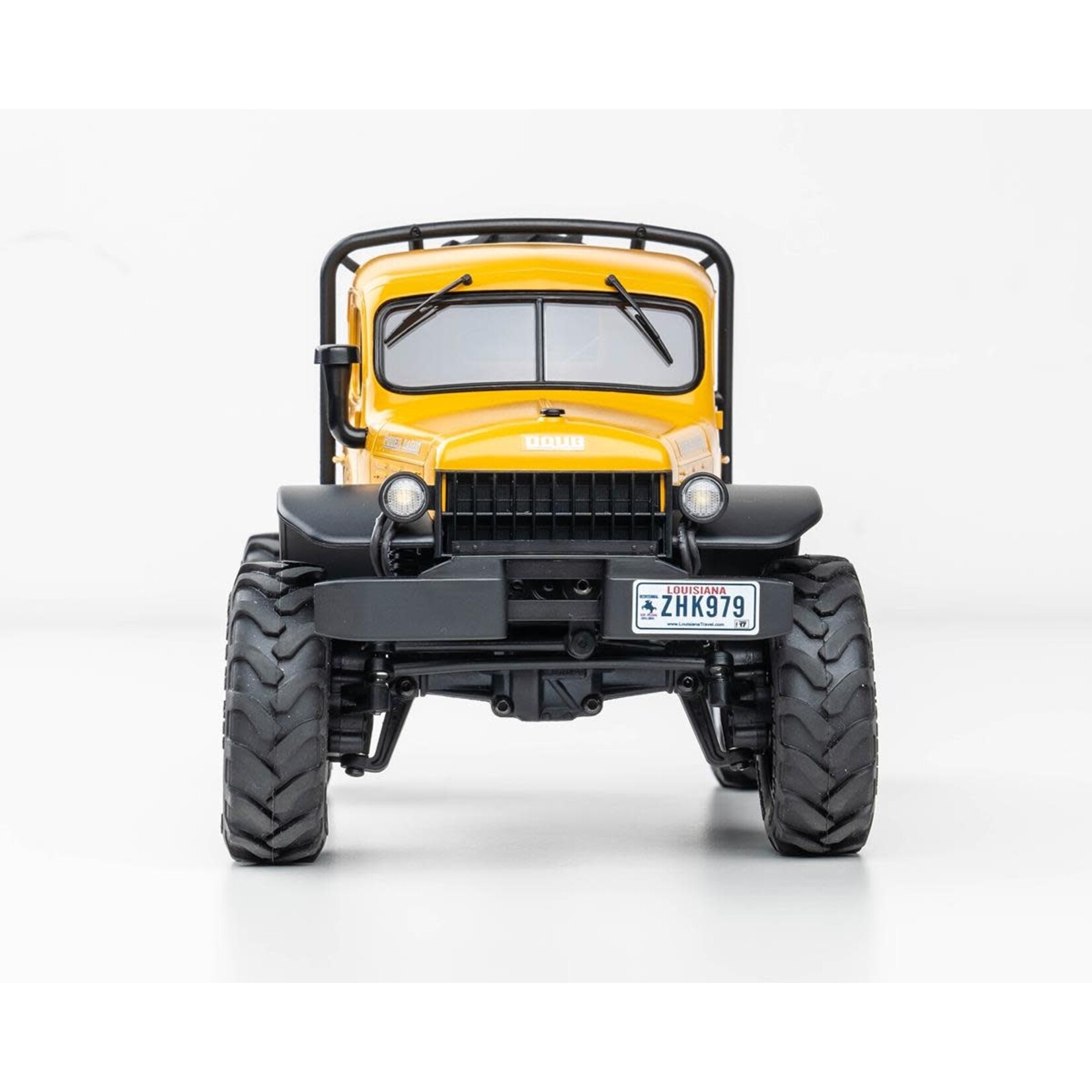 FMS FMS FCX24 Power Wagon 1/24 Scale Micro Rock Crawler w/Hard Body (Yellow) #12401YL