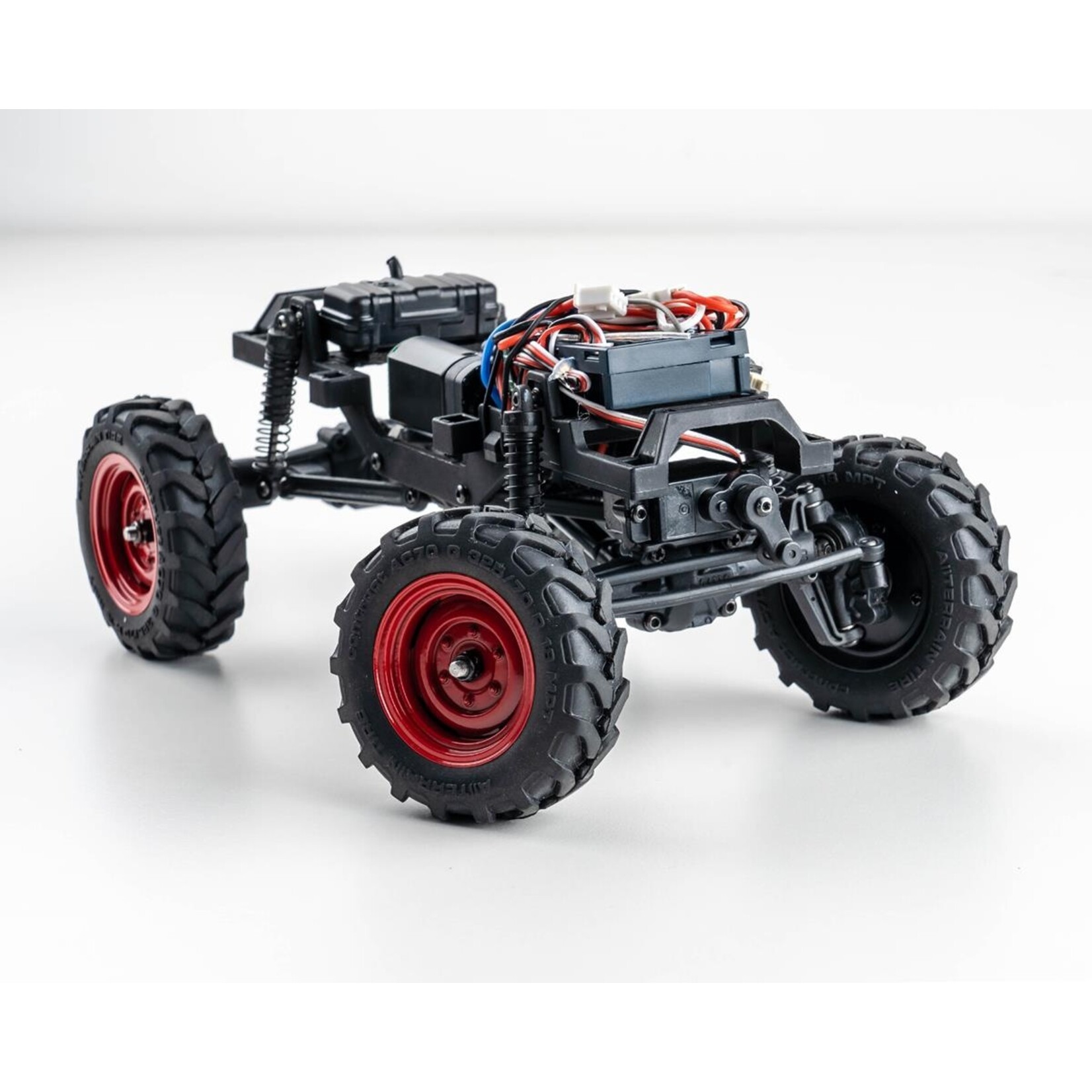 FMS FMS FCX24 Power Wagon 1/24 Scale Micro Rock Crawler w/Hard Body (Red) #12401RD