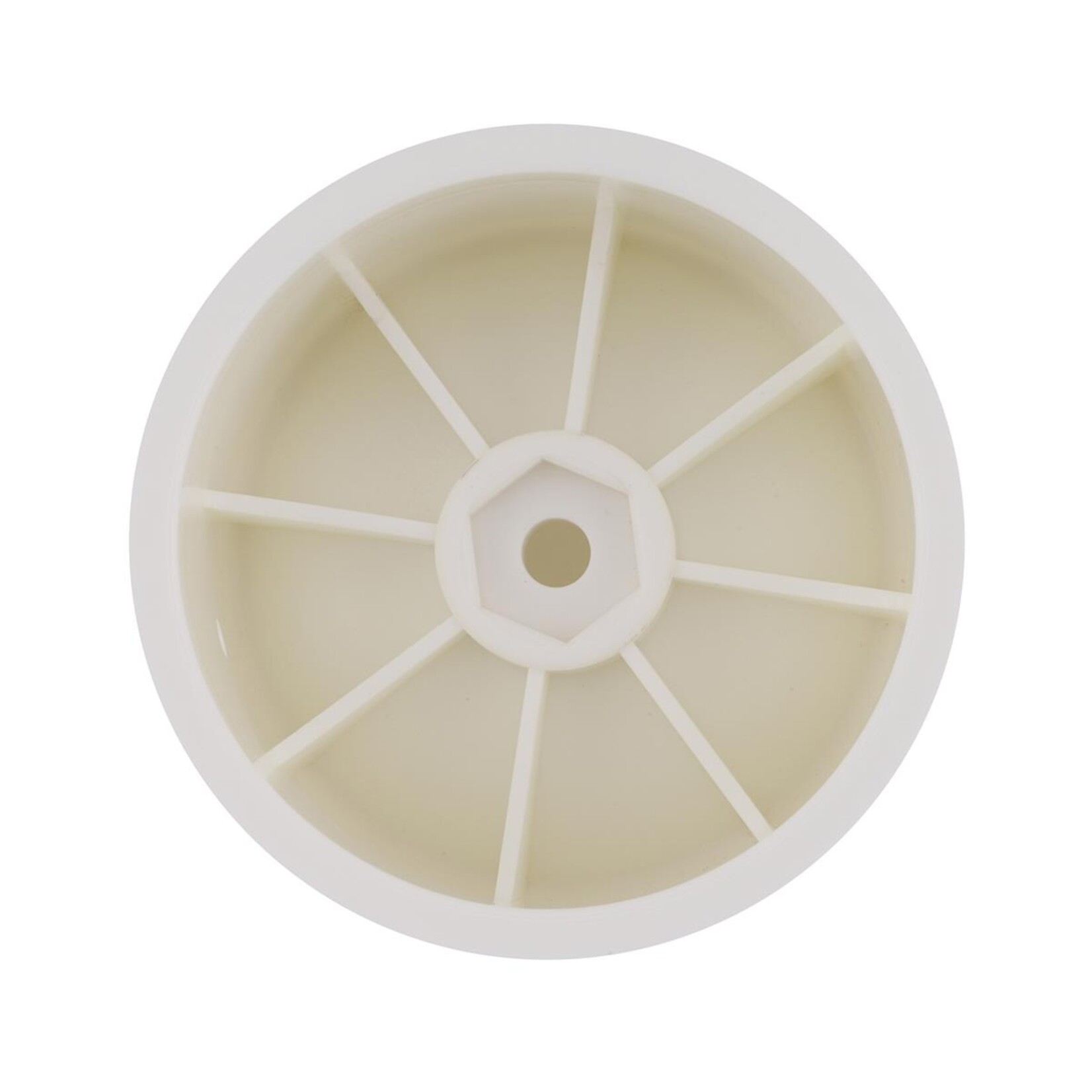JConcepts JConcepts 12mm Hex 2.2" Super Dish Front Wheel (White) (4) (Rustler/Stampede) #3417W