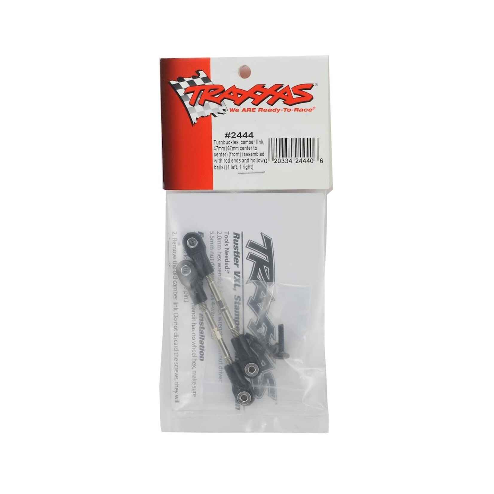 Traxxas Traxxas Bandit 47mm Front Camber Link Turnbuckle Set (2) #2444
