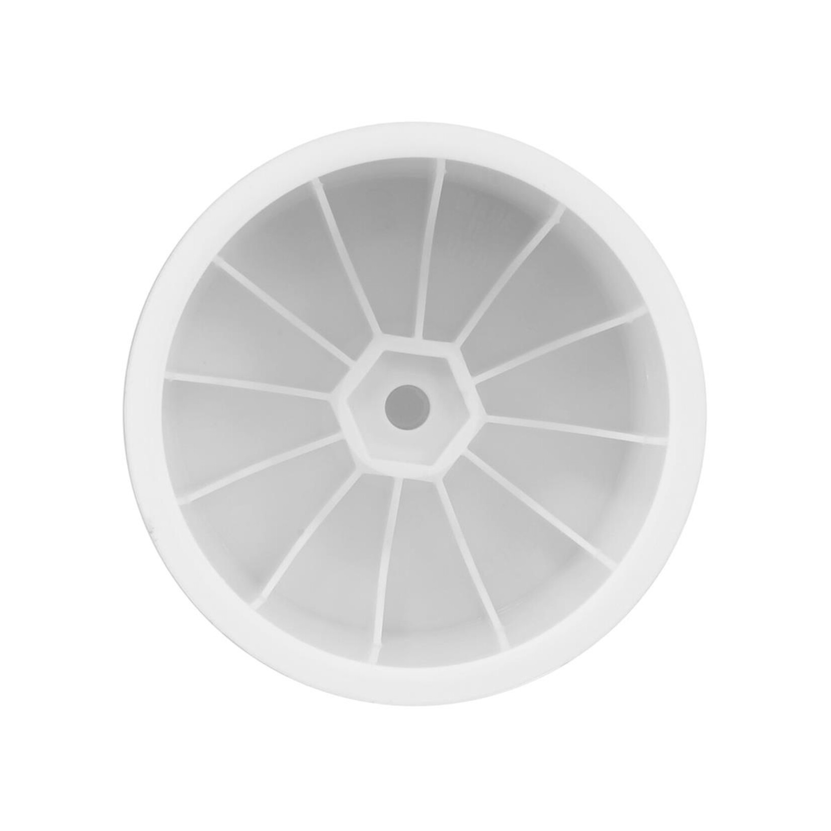 DE Racing DE Racing 12mm Hex "Speedline" 2.2" 1/10 Stadium Truck Wheel (4) (22T) (White) #DER-SS4-LW