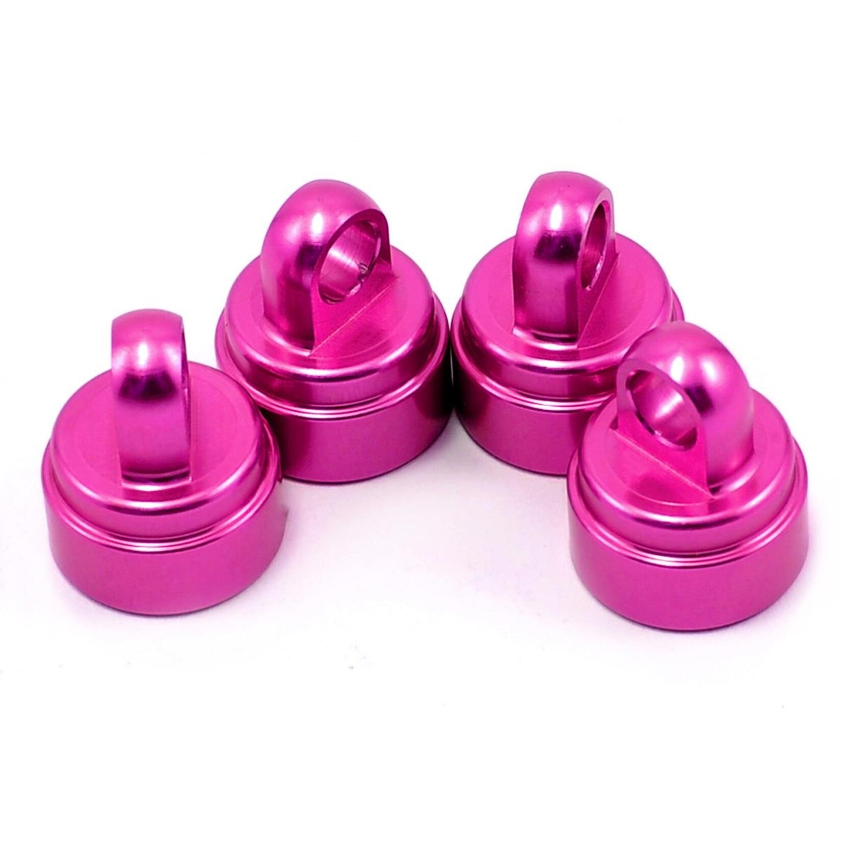 Traxxas Traxxas Aluminum Ultra Shock Cap (Pink) (4) #3767P