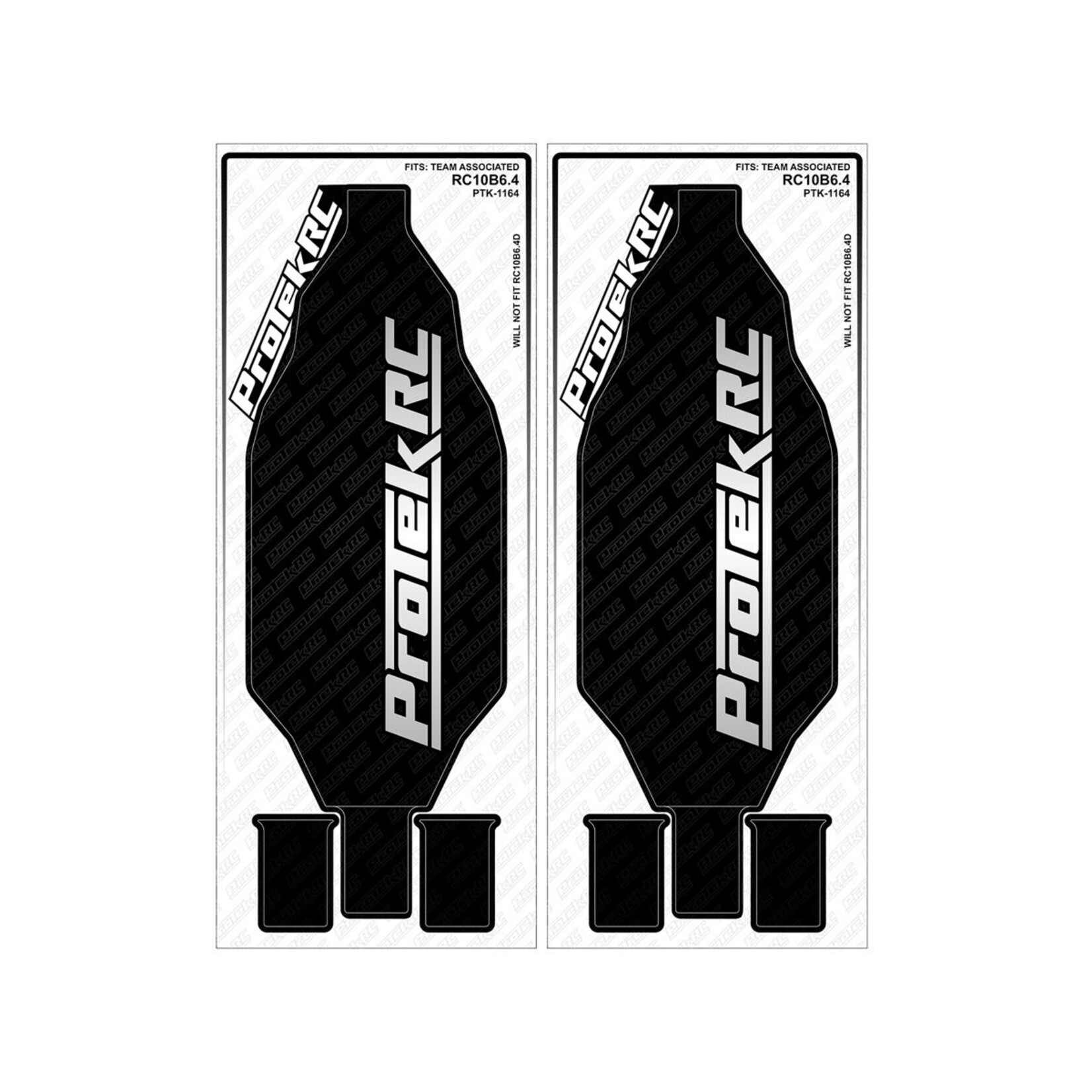 ProTek RC #PTK-1164 ProTek RC Team Associated RC10B6.4 "Thick" Chassis Protector (2)