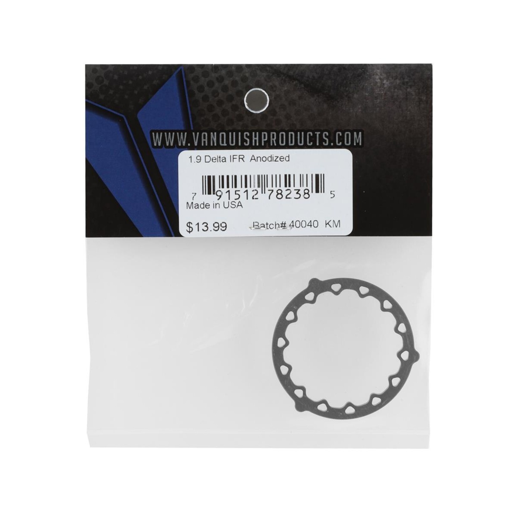 Vanquish Products #VPS05452 Vanquish Products 1.9" Delta IFR Inner Ring (Grey)