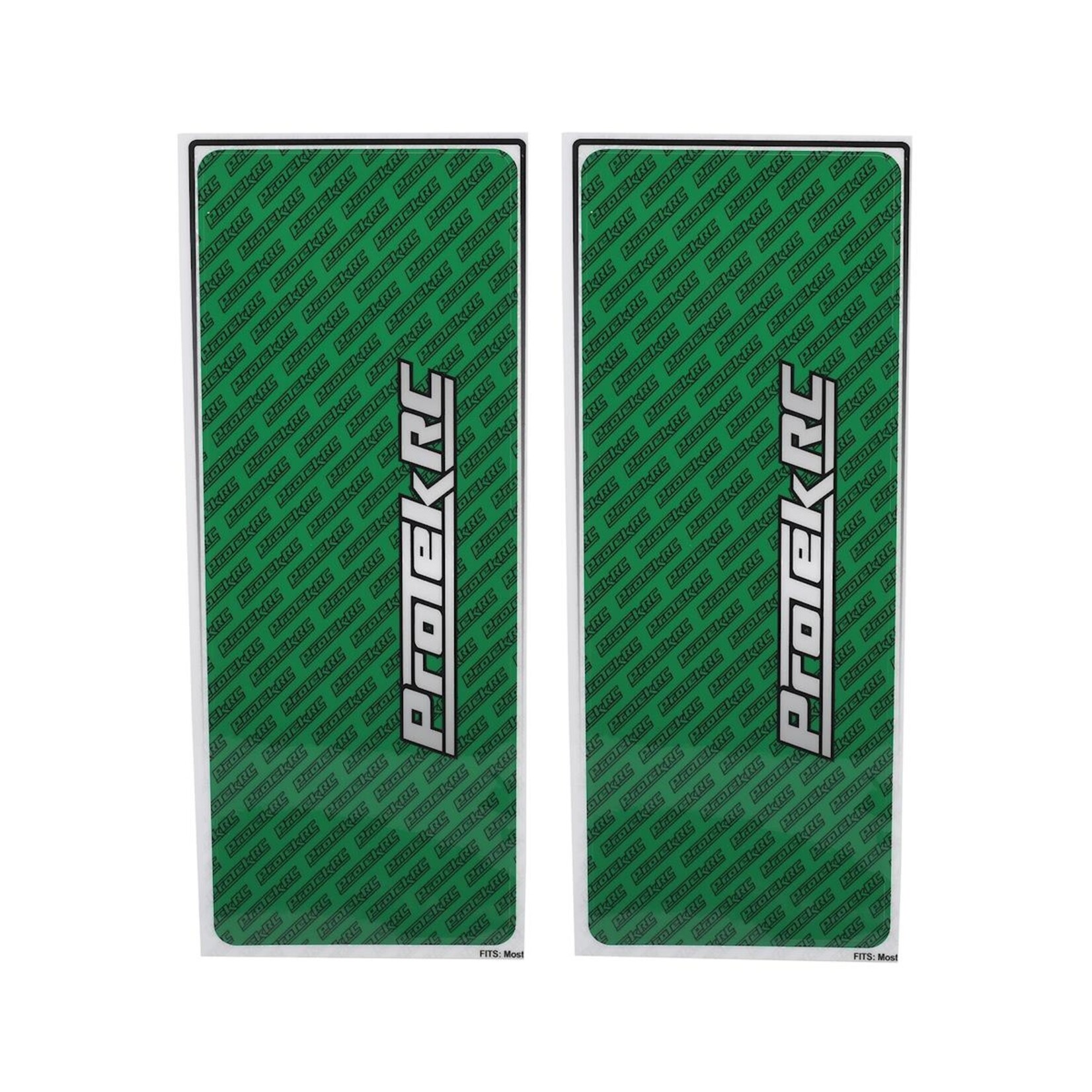 ProTek RC #PTK-1102-GRN ProTek RC Universal Chassis Protector (Green) (2) (12.5x33.5cm)