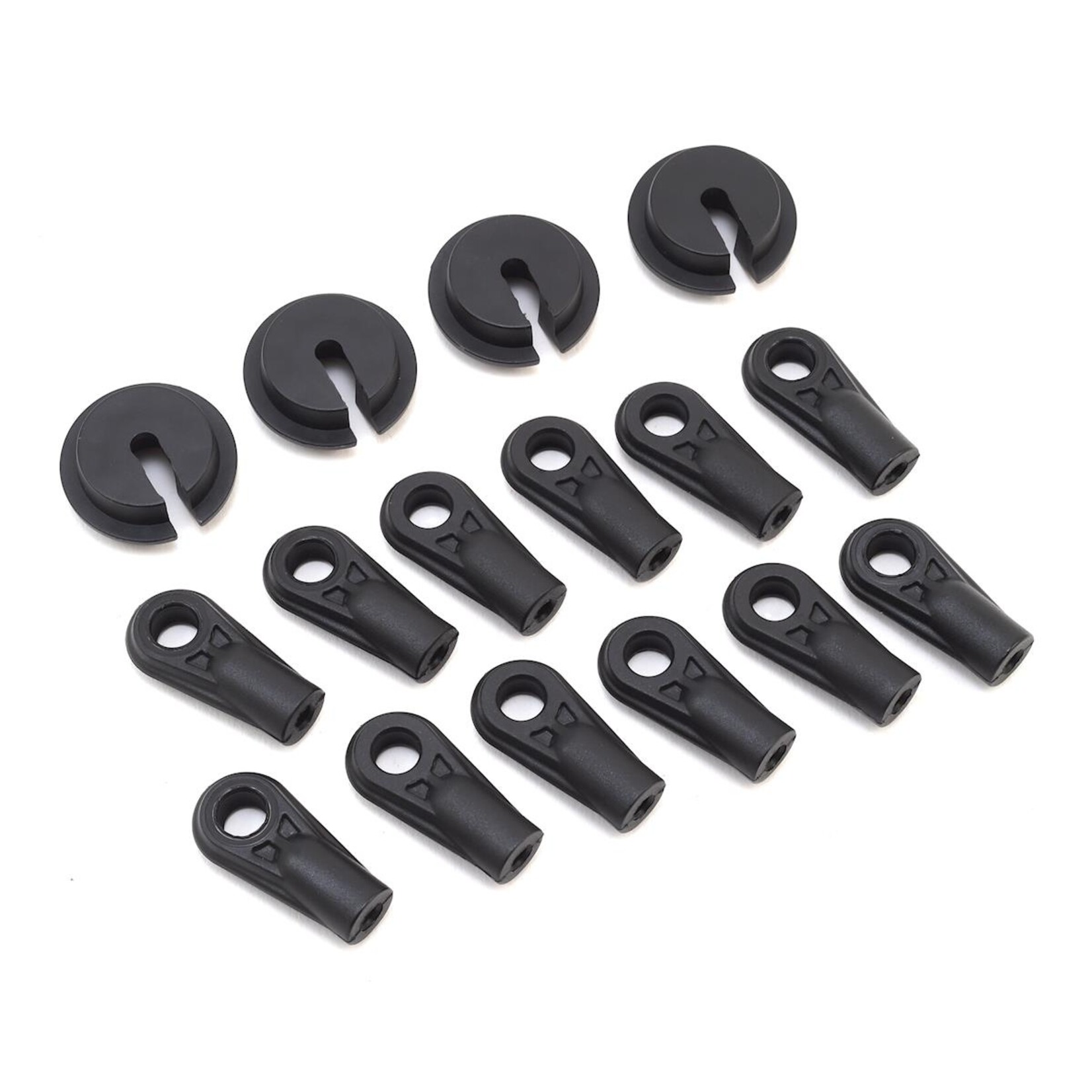 Losi #LOS254034 Losi Super Baja Rey Shock Rod Ends & Spring Cups (12)