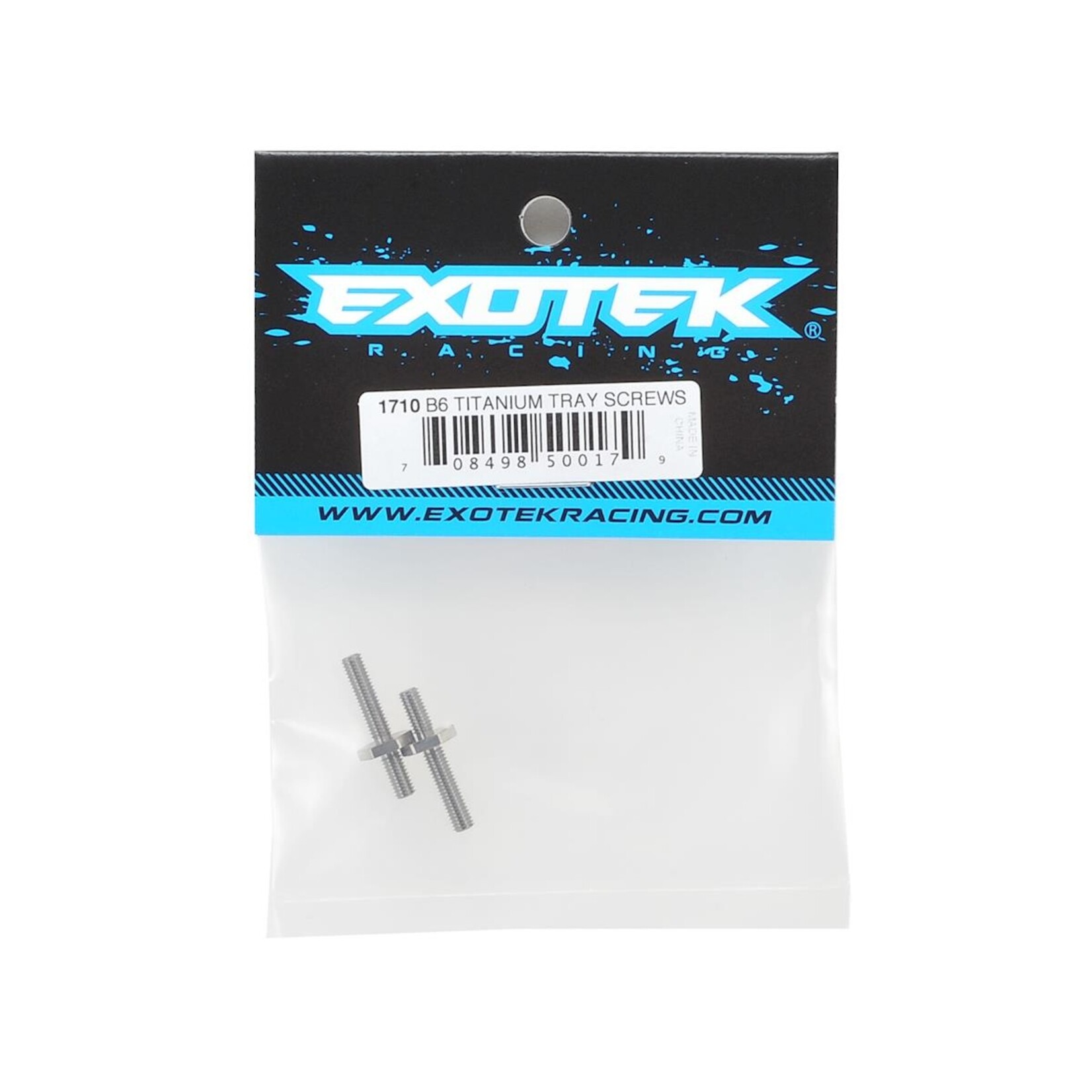 Exotek Exotek B6/B6D Titanium Battery Tray Screws #1710