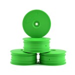 DE Racing #DER-SB4-L4G DE Racing Speedline 2.2" 4WD Buggy Front Wheel (4) (Green) (22-4/EB410) w/12mm Hex