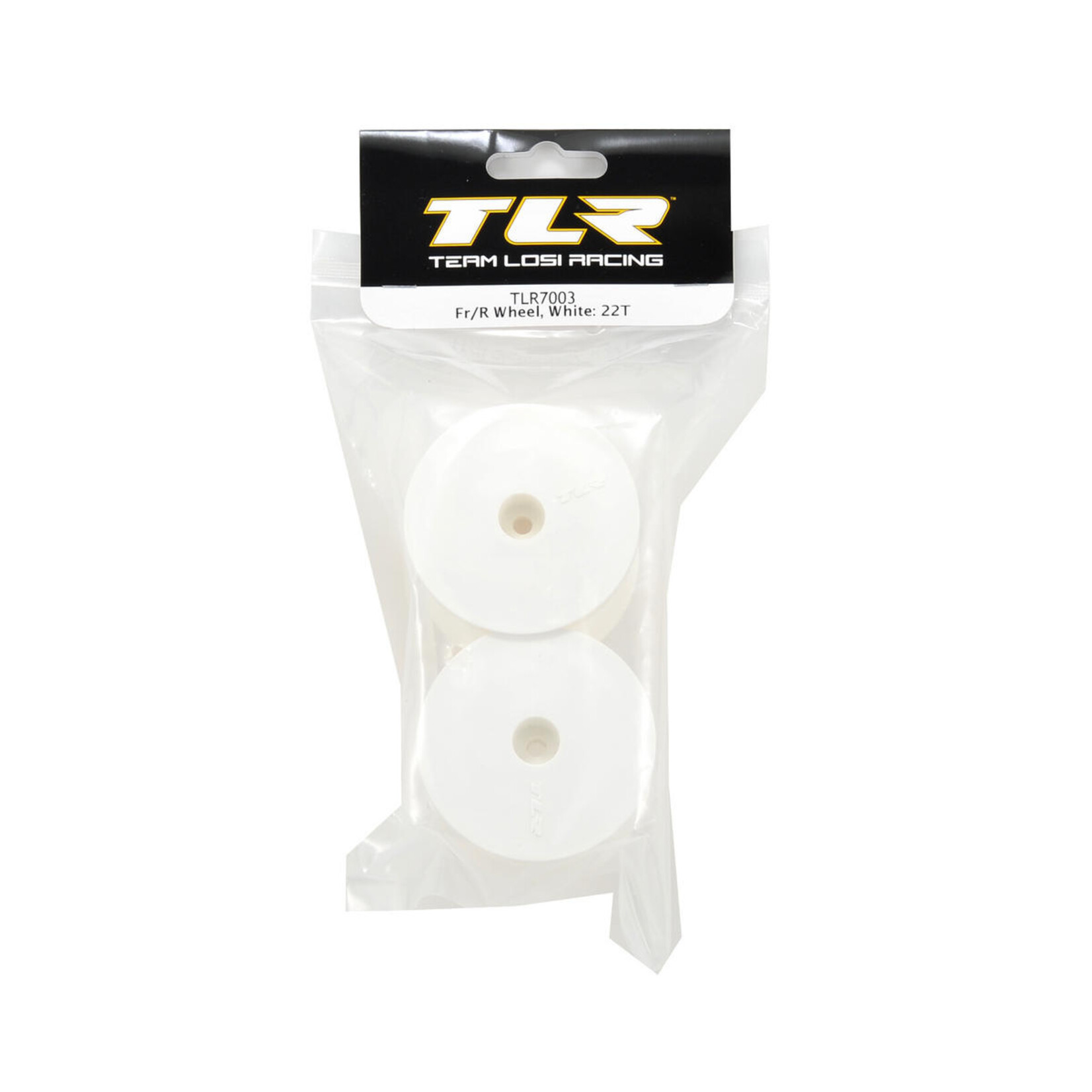 TLR Team Losi Racing 12mm Hex 2.2" 1/10 Stadium Truck Wheels (2) (TLR 22T) (White) #TLR7003