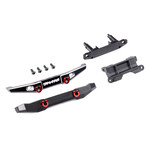 Traxxas #9735X Traxxas TRX-4M Ford Bronco Front & Rear Aluminum Bumper Set (Black)