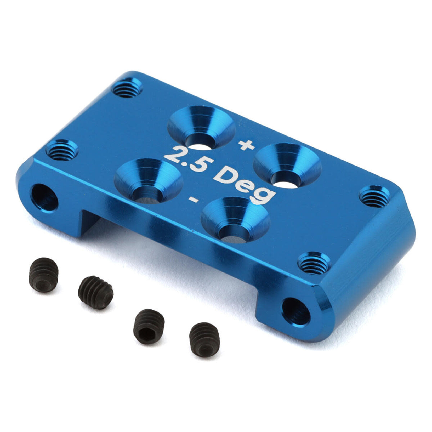 #92437 Team Associated RC10B7 Factory Team Aluminum Front Bulkhead (+/-2.5 Deg)