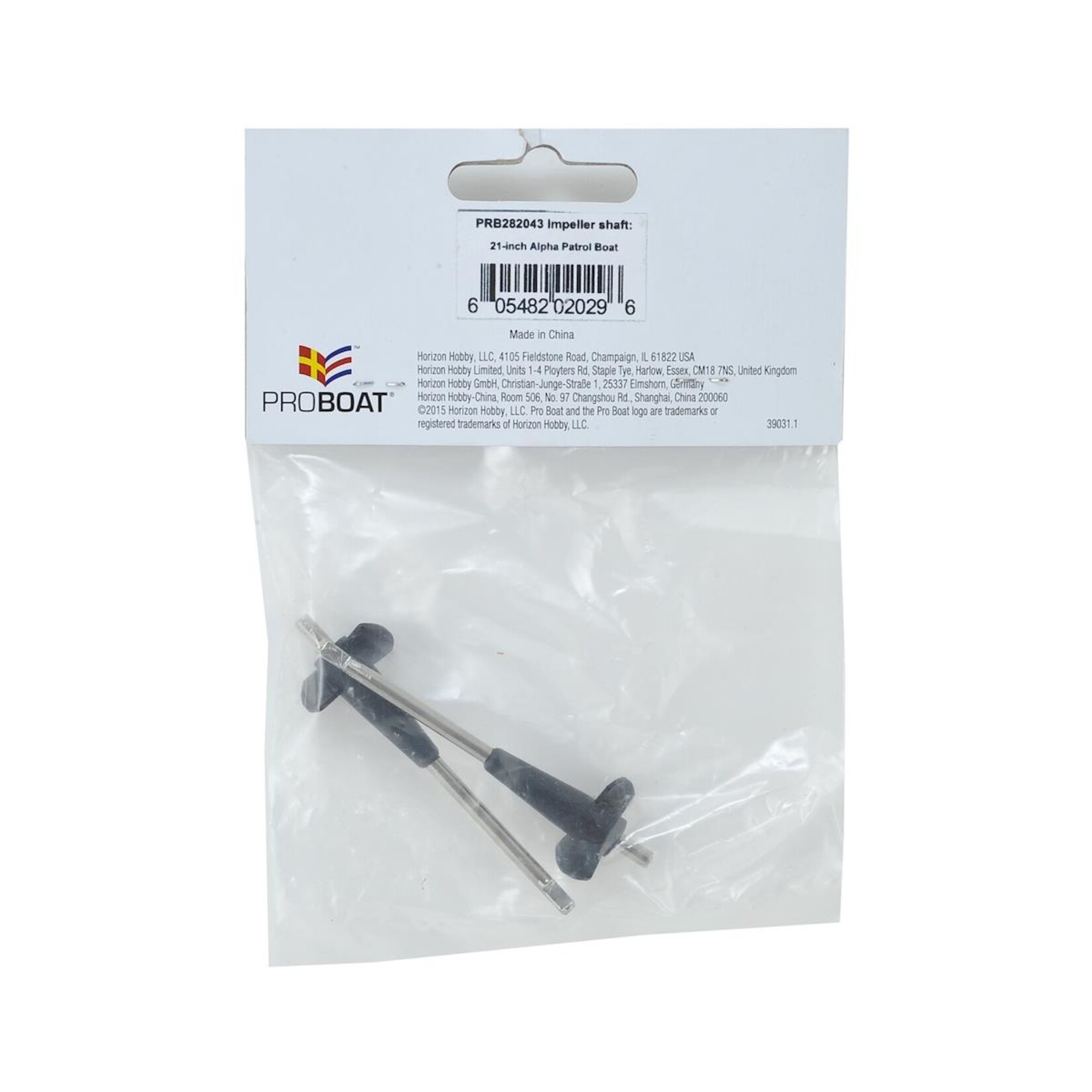 Pro Boat #PRB282043 Pro Boat Alpha Patrol Boat Impeller Shaft (2)