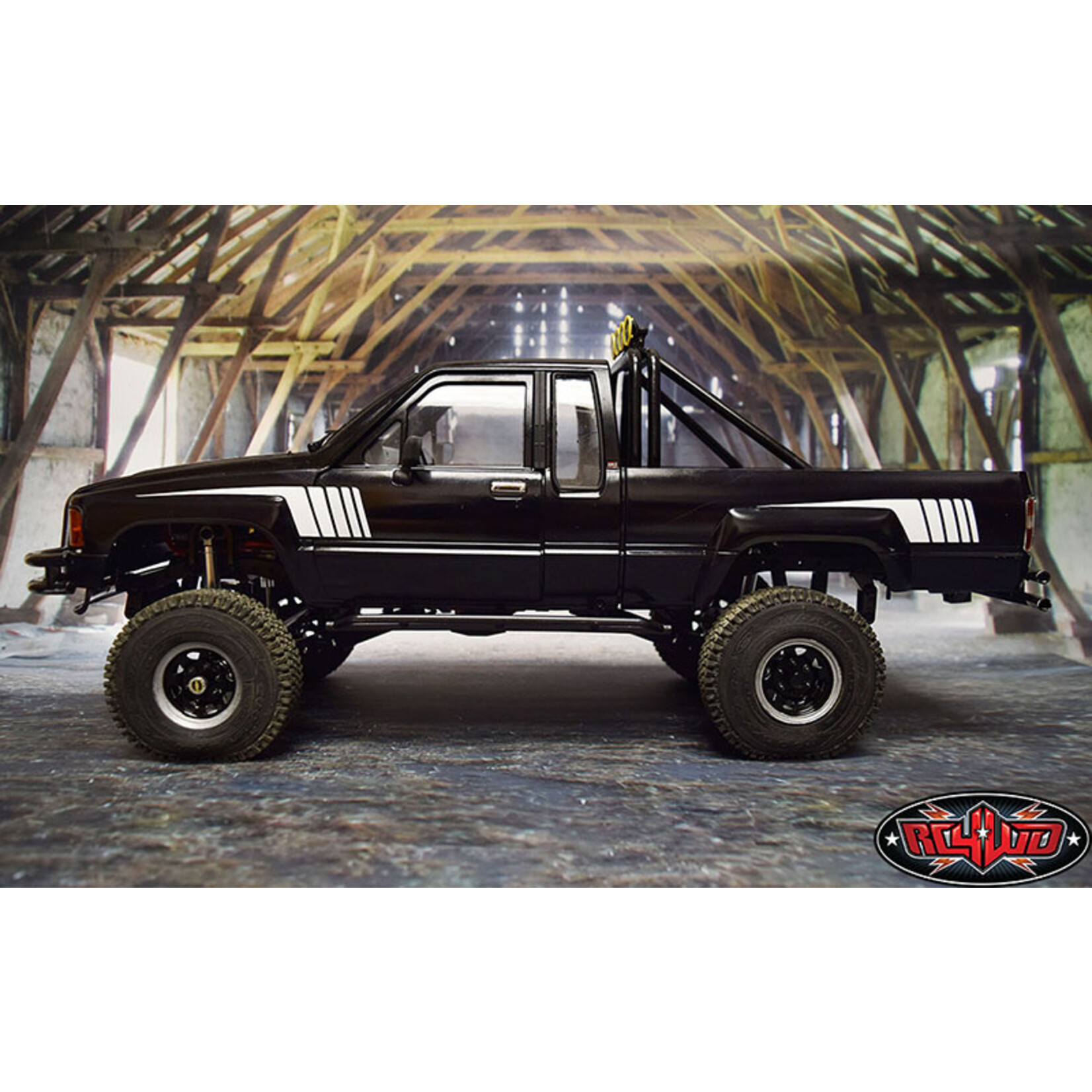 RC4WD #Z-B0226 RC4WD Clean Stripes for 1987 Toyota XtraCab Hard Body (Black)