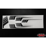 RC4WD RC4WD Clean Stripes for 1987 Toyota XtraCab Hard Body (Black) #Z-B0226