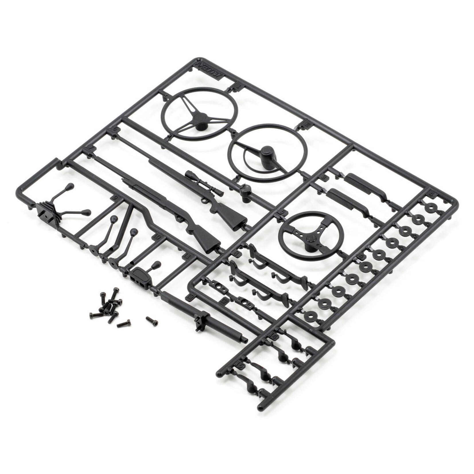 Axial #AX80037 Axial Interior Details Parts Tree (Black)