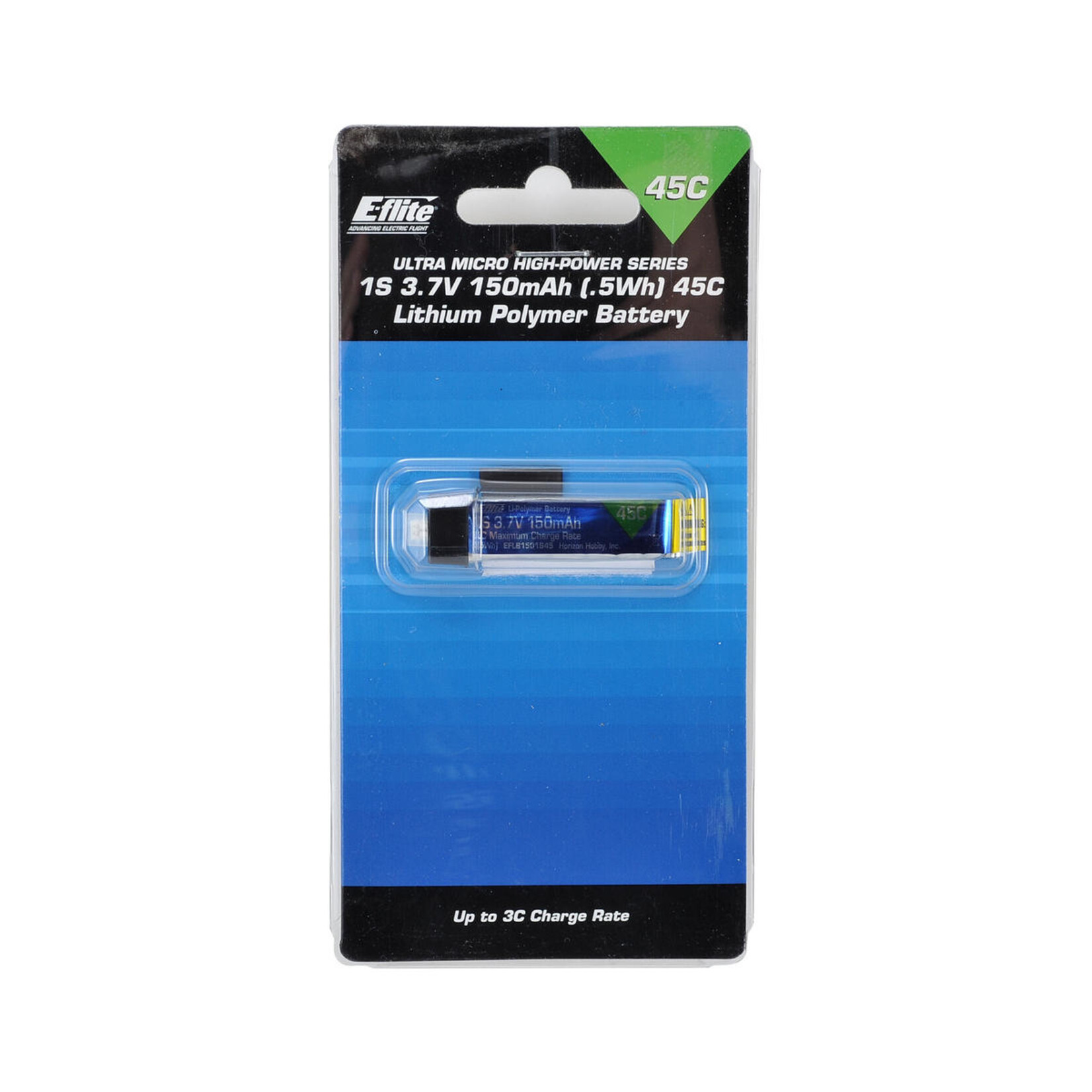 E-flite E-flite 1S LiPo Battery 45C (3.7V/150mAh) #EFLB1501S45