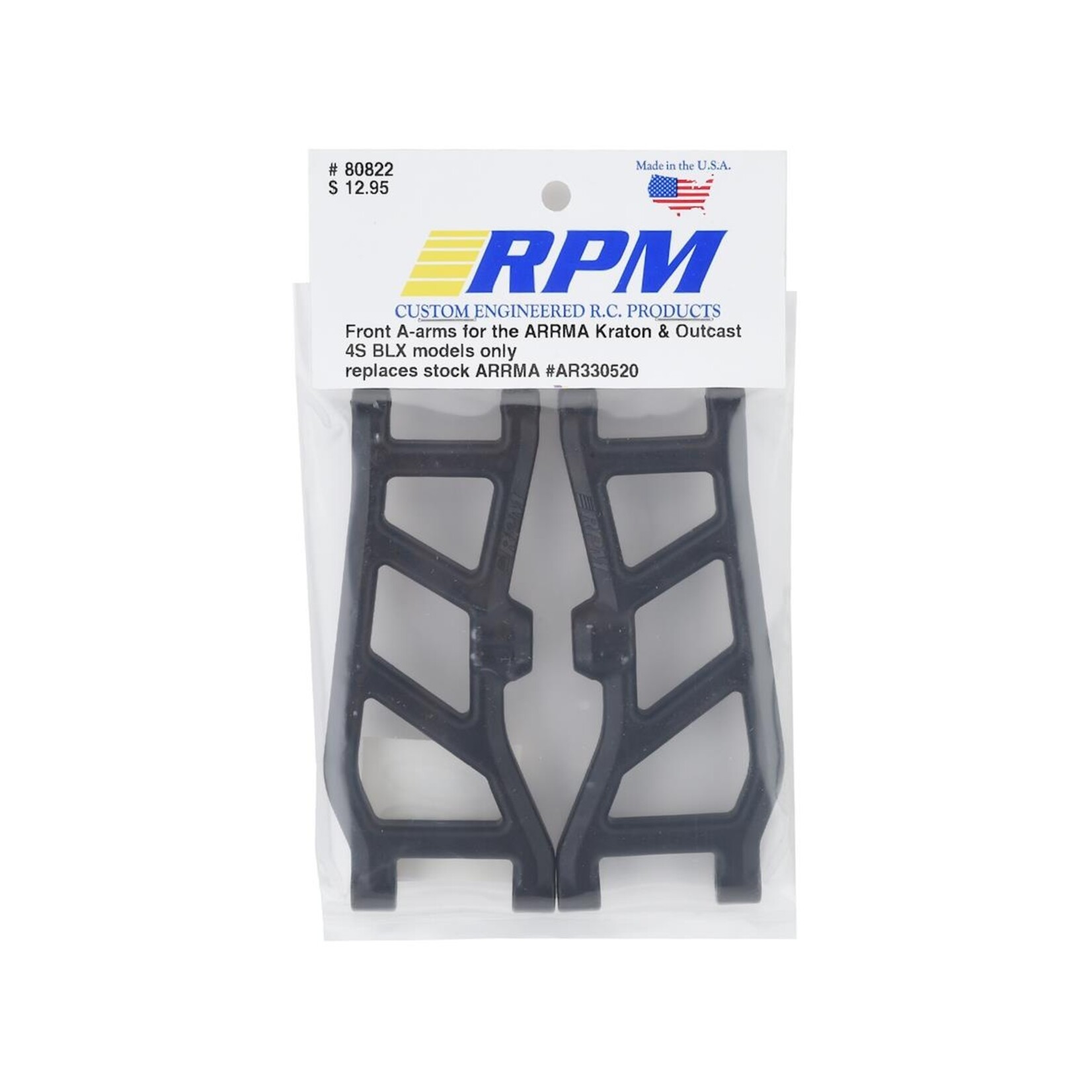 RPM RPM 4S Kraton/Outcast Front Suspension Arm Set #80822
