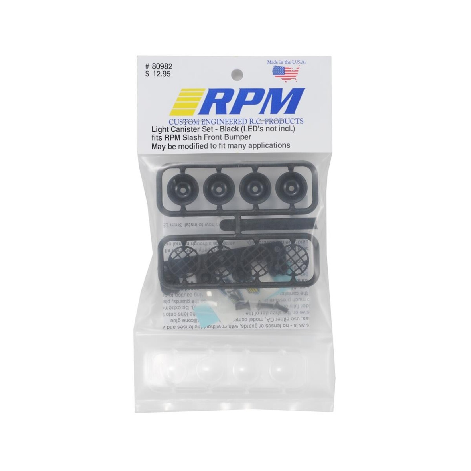 RPM RPM Light Canister Set (Black) (Slash Bumper) #80982