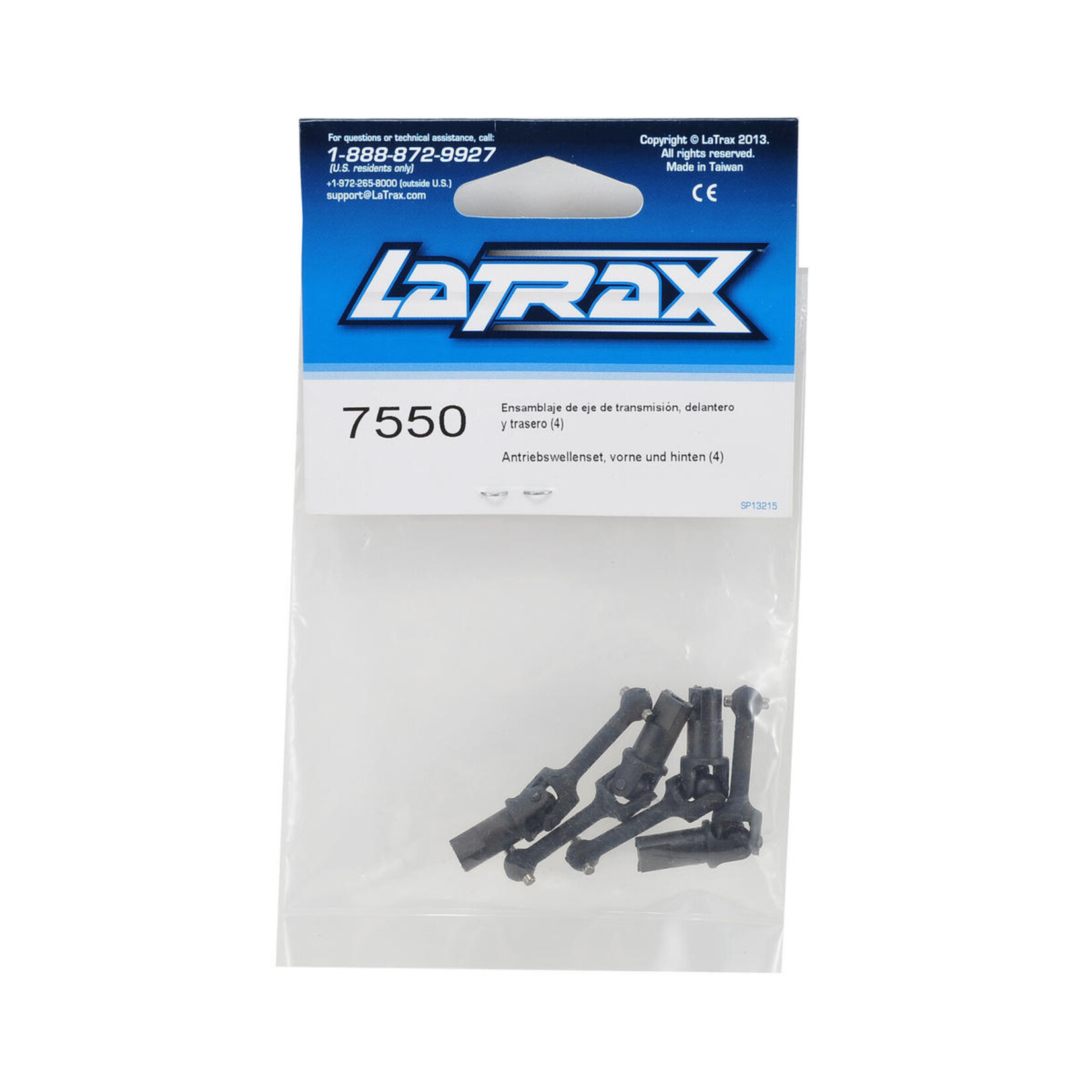Traxxas Traxxas LaTrax Front & Rear Driveshaft Set (4)  #7550