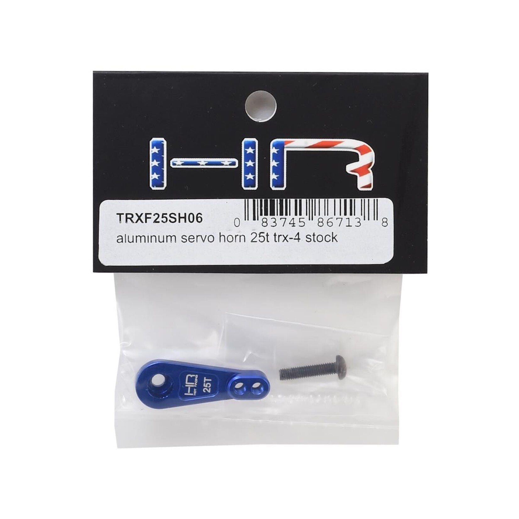 Hot Racing #TRXF25SH06 Hot Racing Traxxas TRX-4 Aluminum Servo Horn (Blue) (25T)
