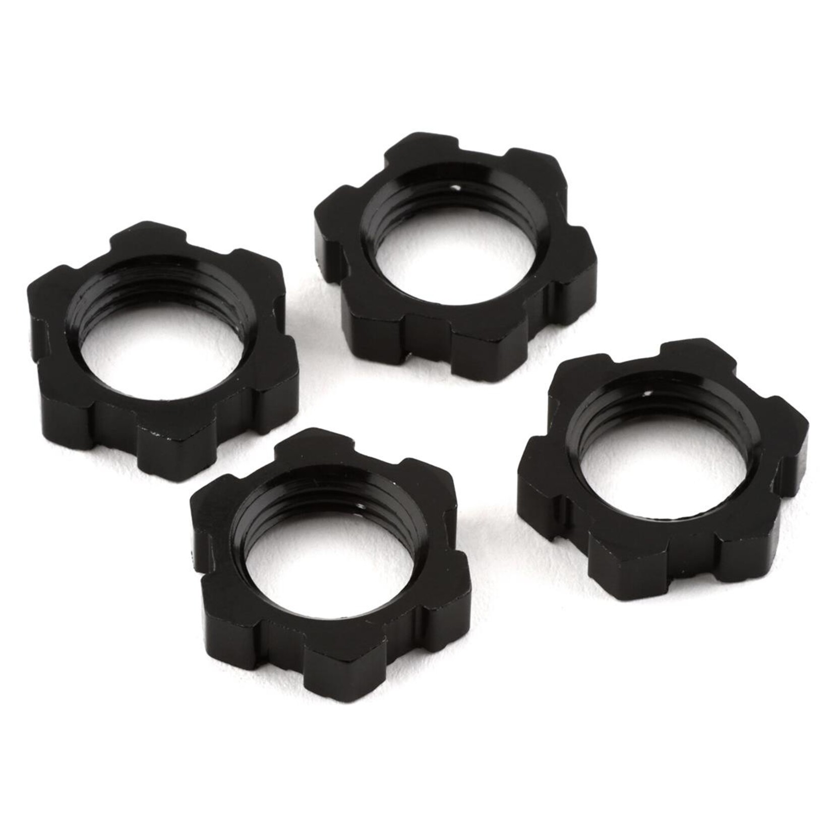 Traxxas #7758A Traxxas Sledge/X-Maxx/E-Revo VXL 17mm Splined Wheel Nut (Black) (4)
