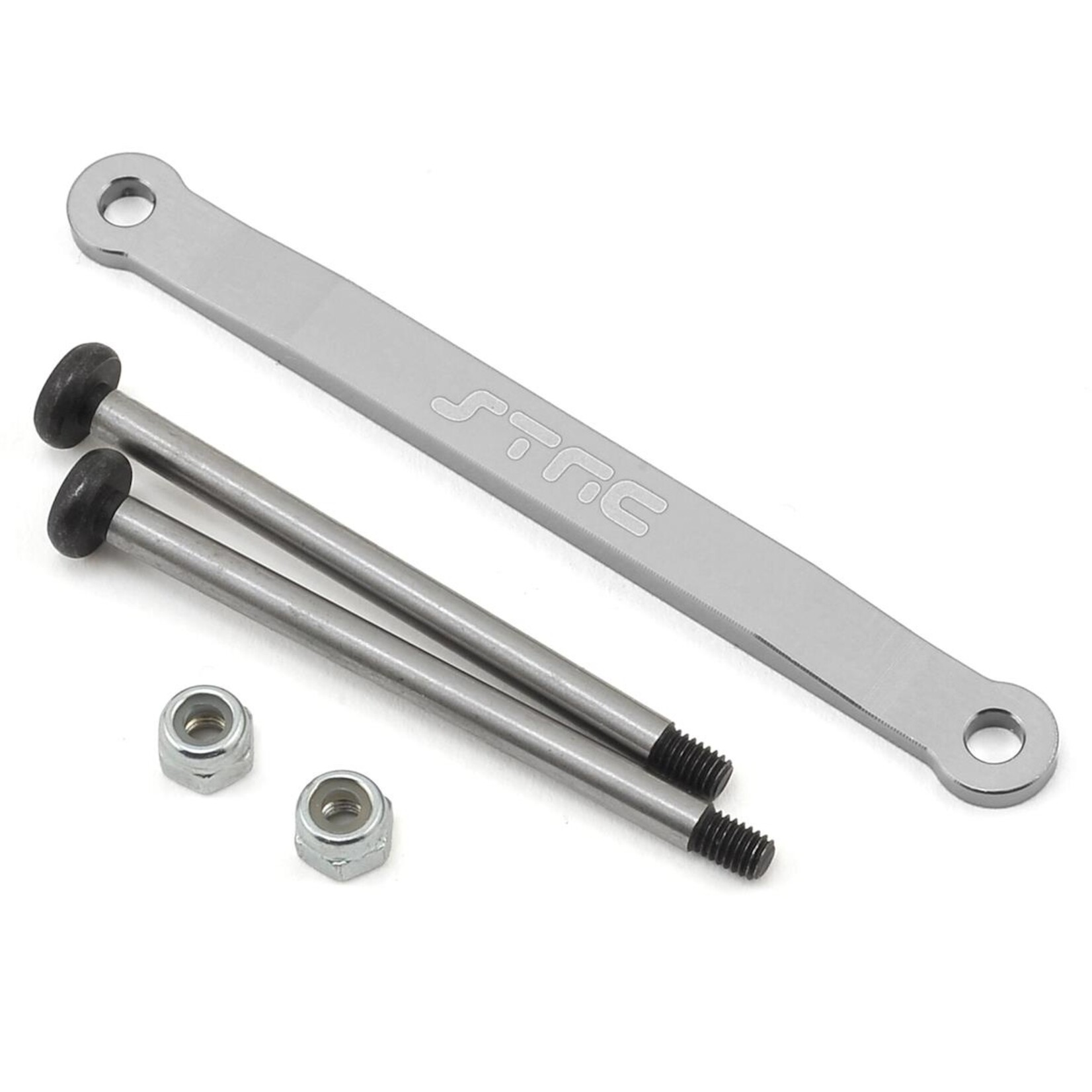 ST Racing Concepts ST Racing Concepts Stampede/Bigfoot Aluminum Front Hinge Pin Brace (Silver) Heavy Duty #ST2532XS