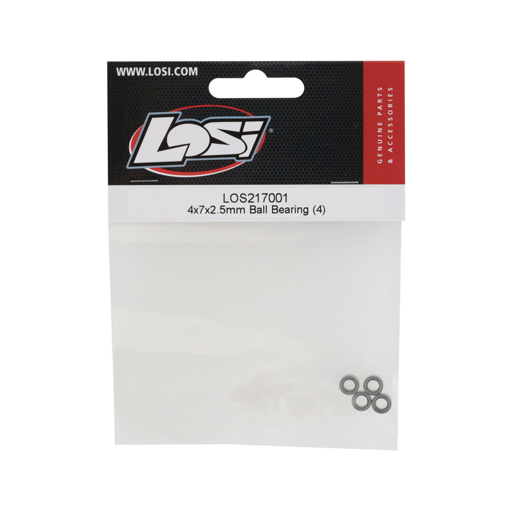 Losi #LOS217001 Losi 4x7x2.5mm Ball Bearing (4)