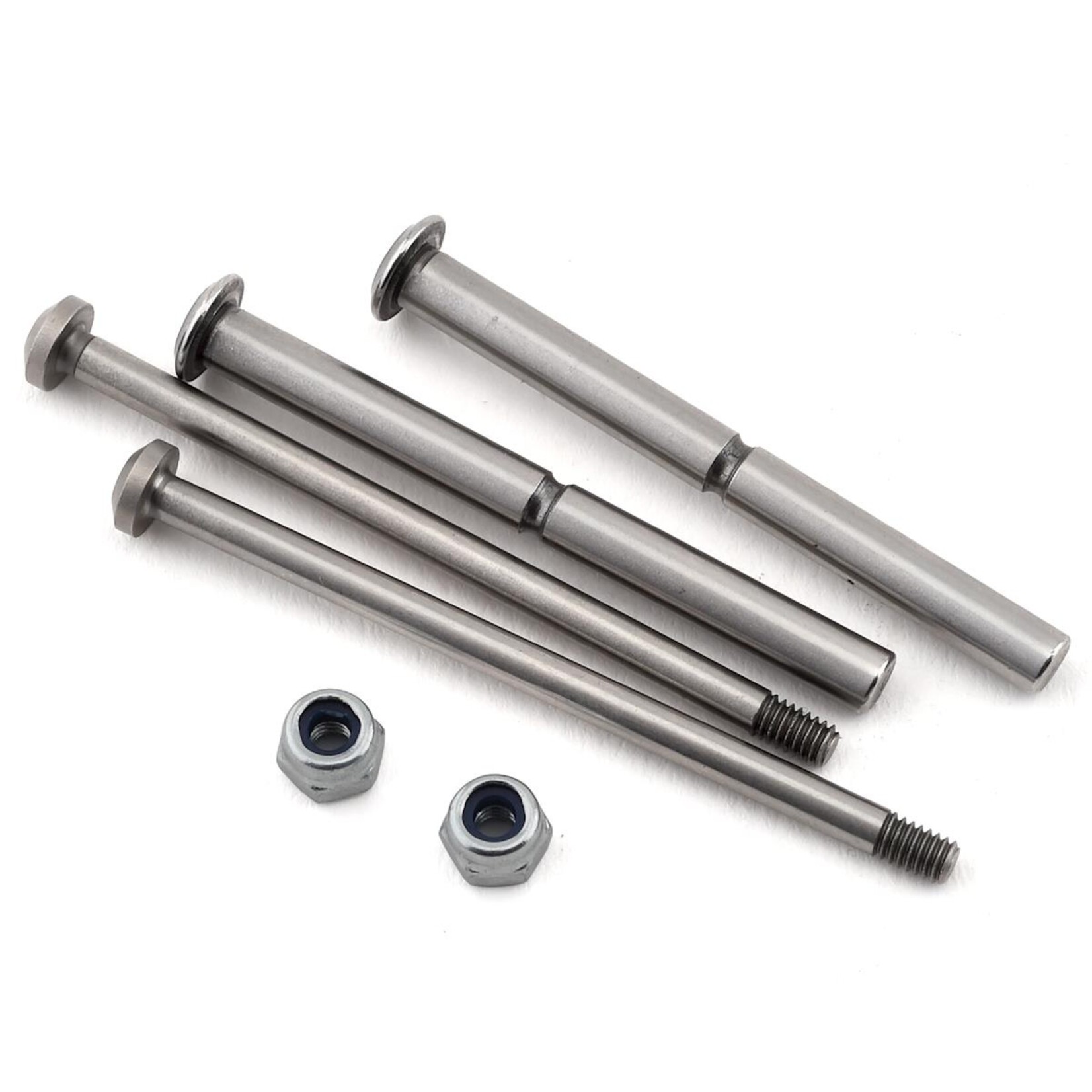 TLR #TLR234098 Team Losi Racing Polished Front Hinge Pin & King Pin Set