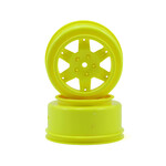 TLR Team Losi Racing 12mm Hex Short Course Wheels (Yellow) (2) (22SCT/TEN-SCTE) #TLR7004