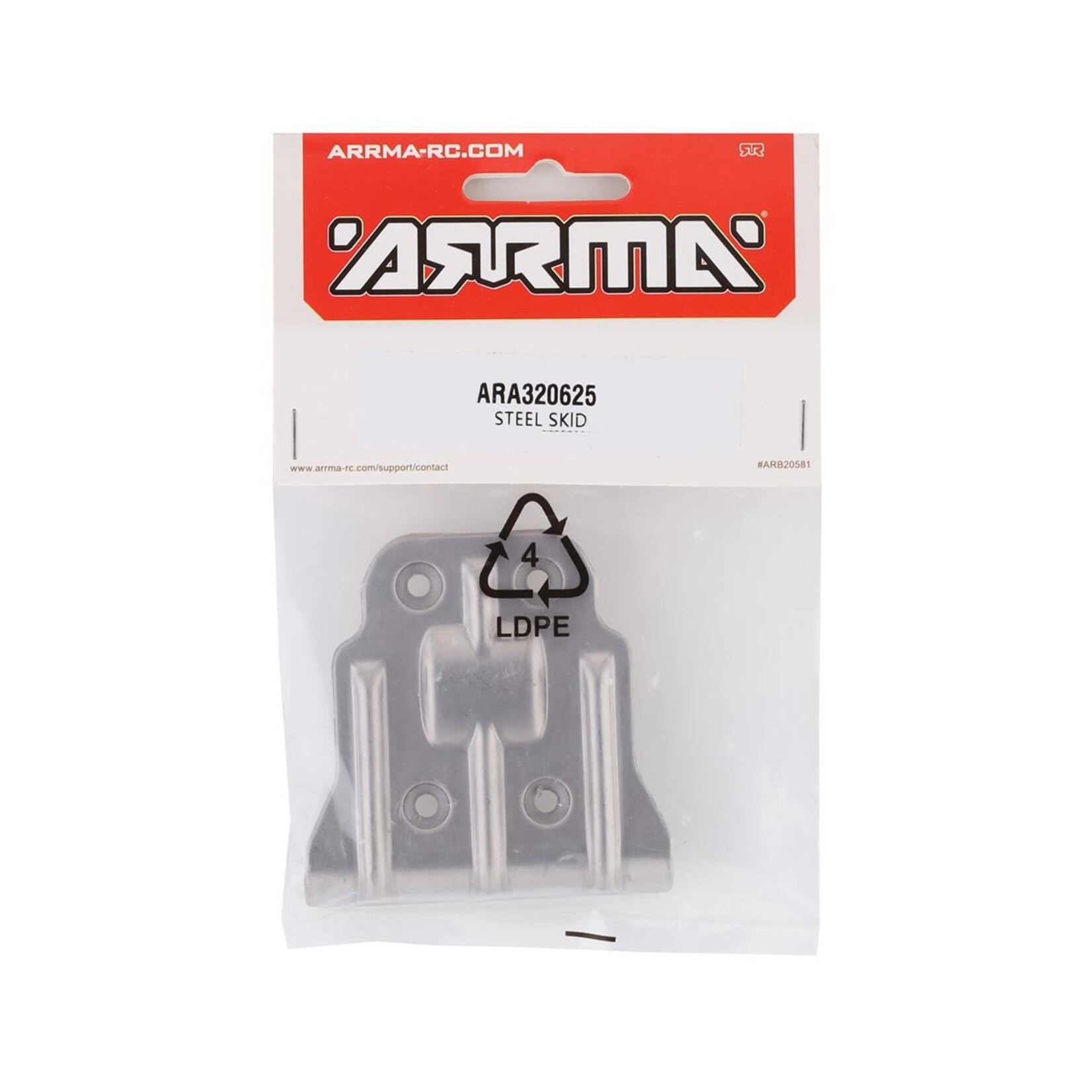 ARRMA Arrma 6S BLX Steel Skid Plate #ARA320625