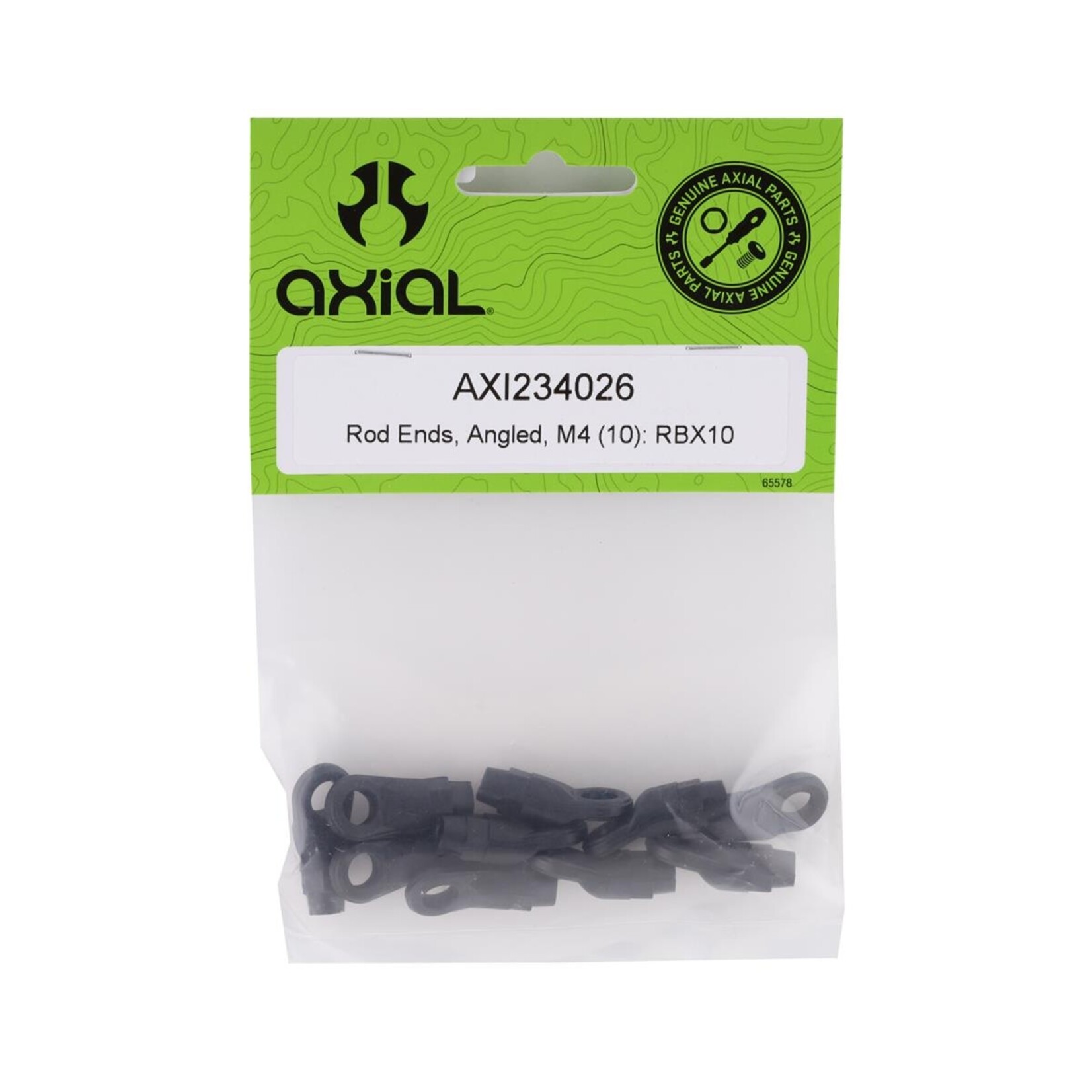 Axial Axial RBX10 M4 Angled Rod Ends (10) #AXI234026
