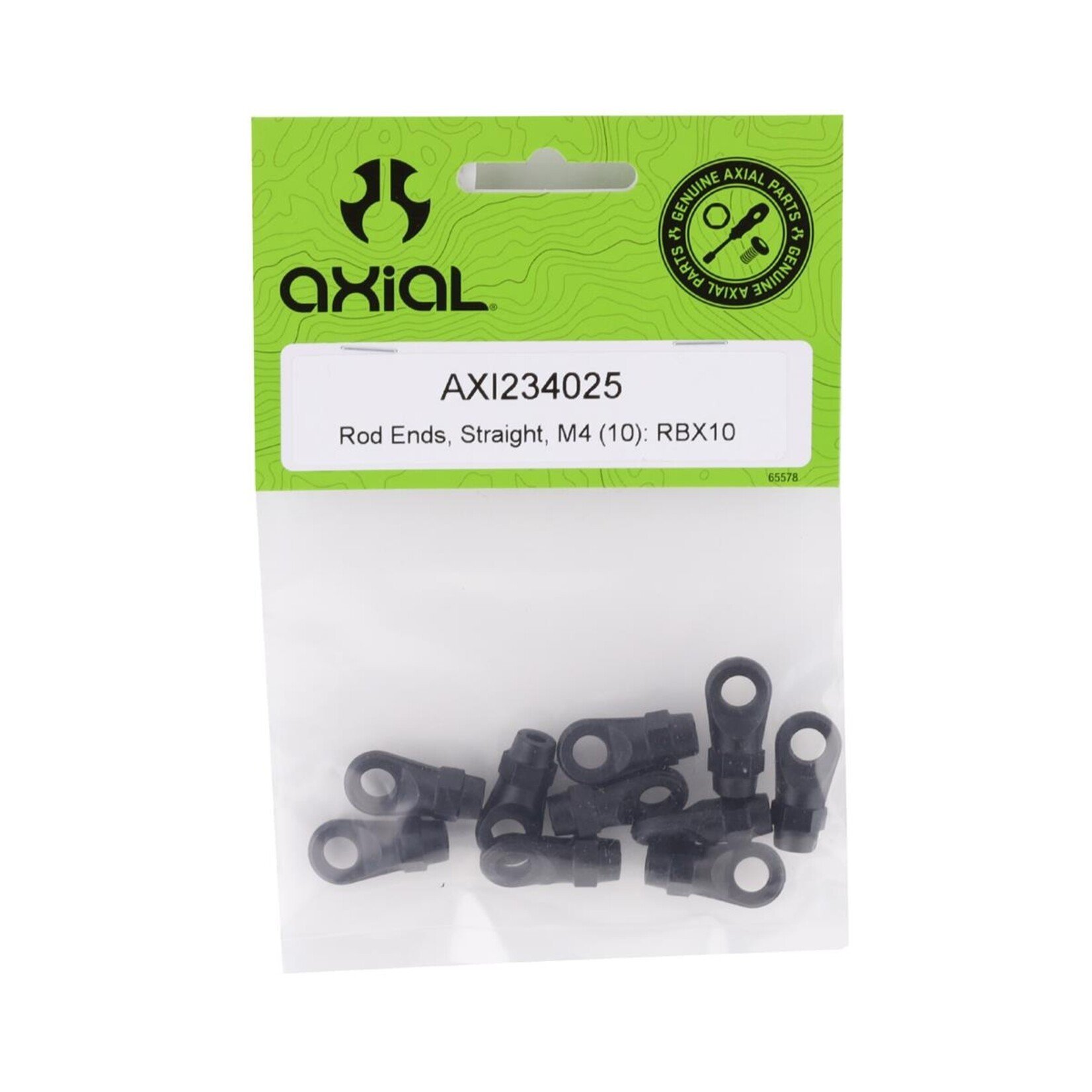 Axial Axial RBX10 M4 Straight Rod Ends (10) #AXI234025