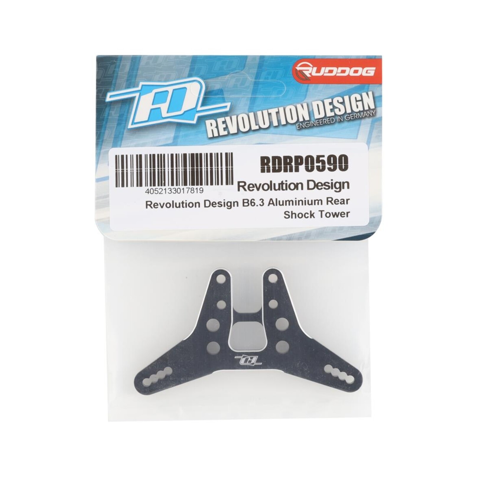 Revolution Design Revolution Design Associated B6.3/B6.4 Aluminum Rear Shock Tower (Black) #RDRP0590