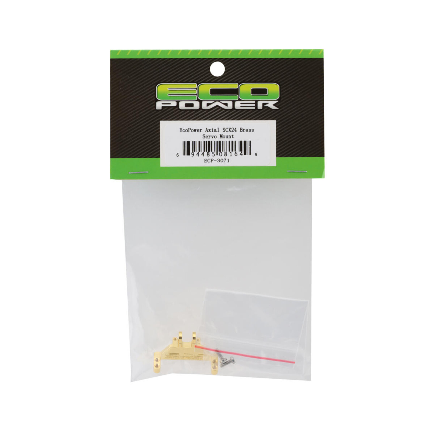 EcoPower #ECP-3071 EcoPower Axial SCX24 Brass Servo Mount (8g) (For EcoPower 827 Servo)