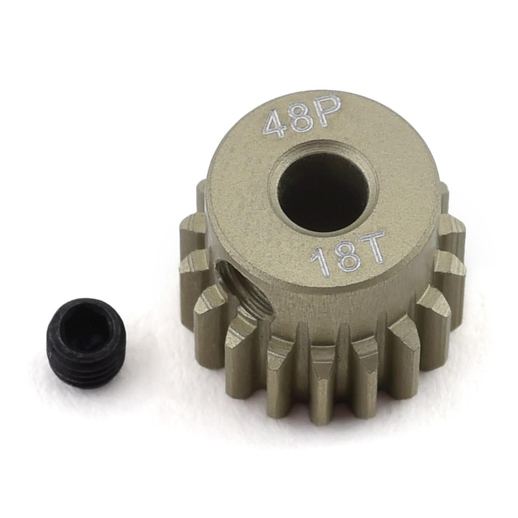 ProTek RC #PTK-8605 ProTek RC 48P Lightweight Hard Anodized Aluminum Pinion Gear (3.17mm Bore) (18T)