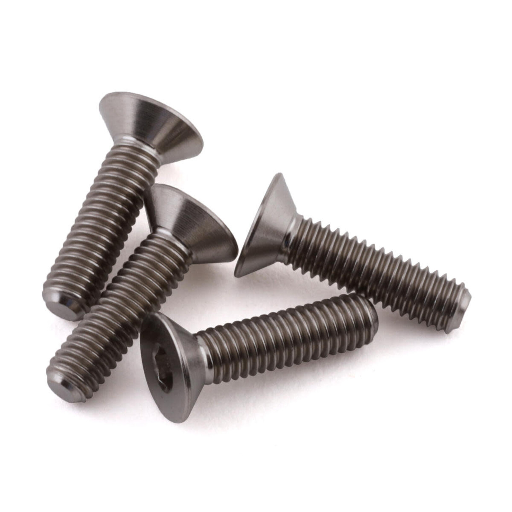 ProTek RC #PTK-T-5086 ProTek RC 3x12mm "Grade 5" Titanium Flat Head Hex Screw (4)