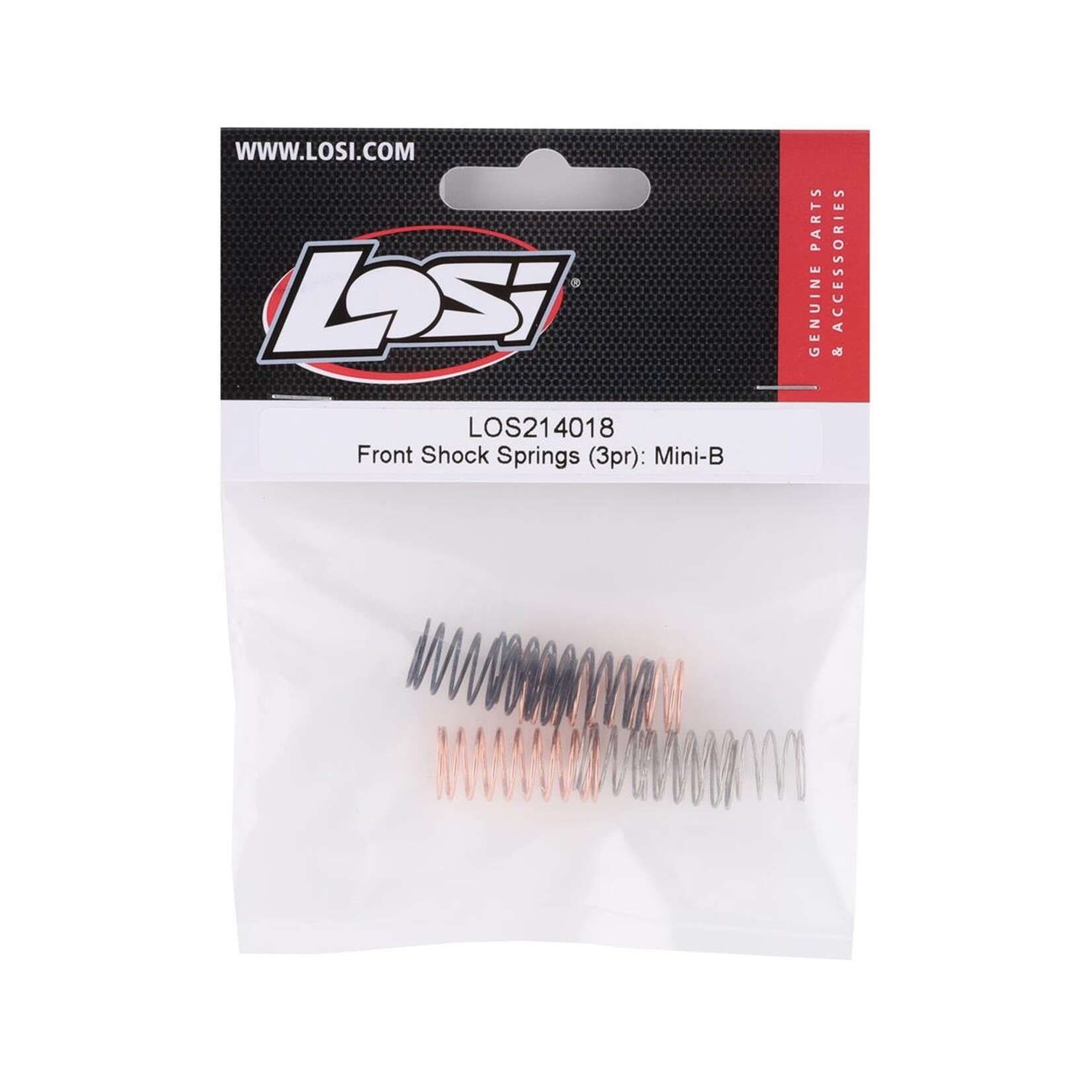 Losi #LOS214018 Losi Mini-B Front Shock Springs (3)
