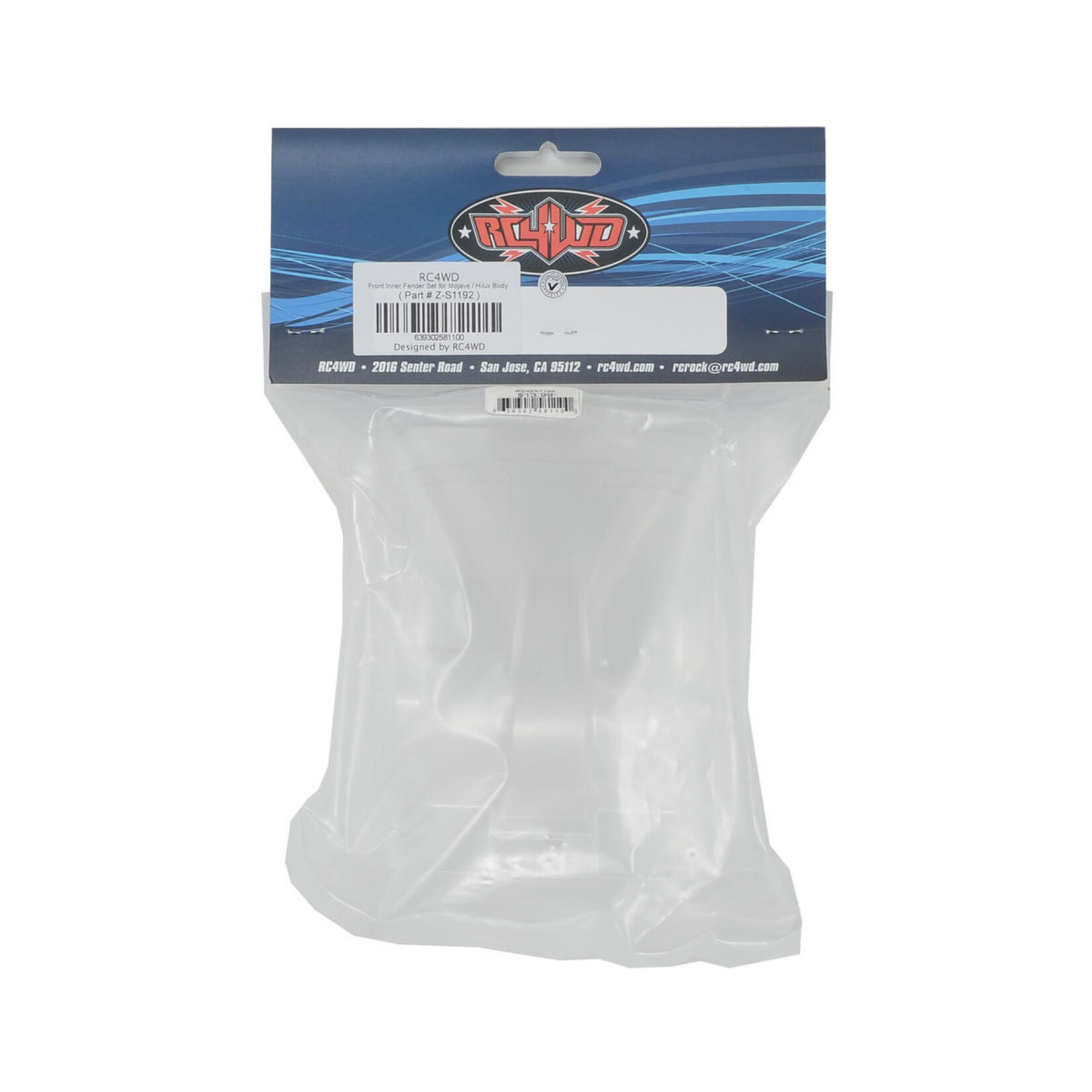 RC4WD #Z-S1192 RC4WD Mojave Front Inner Fender Set