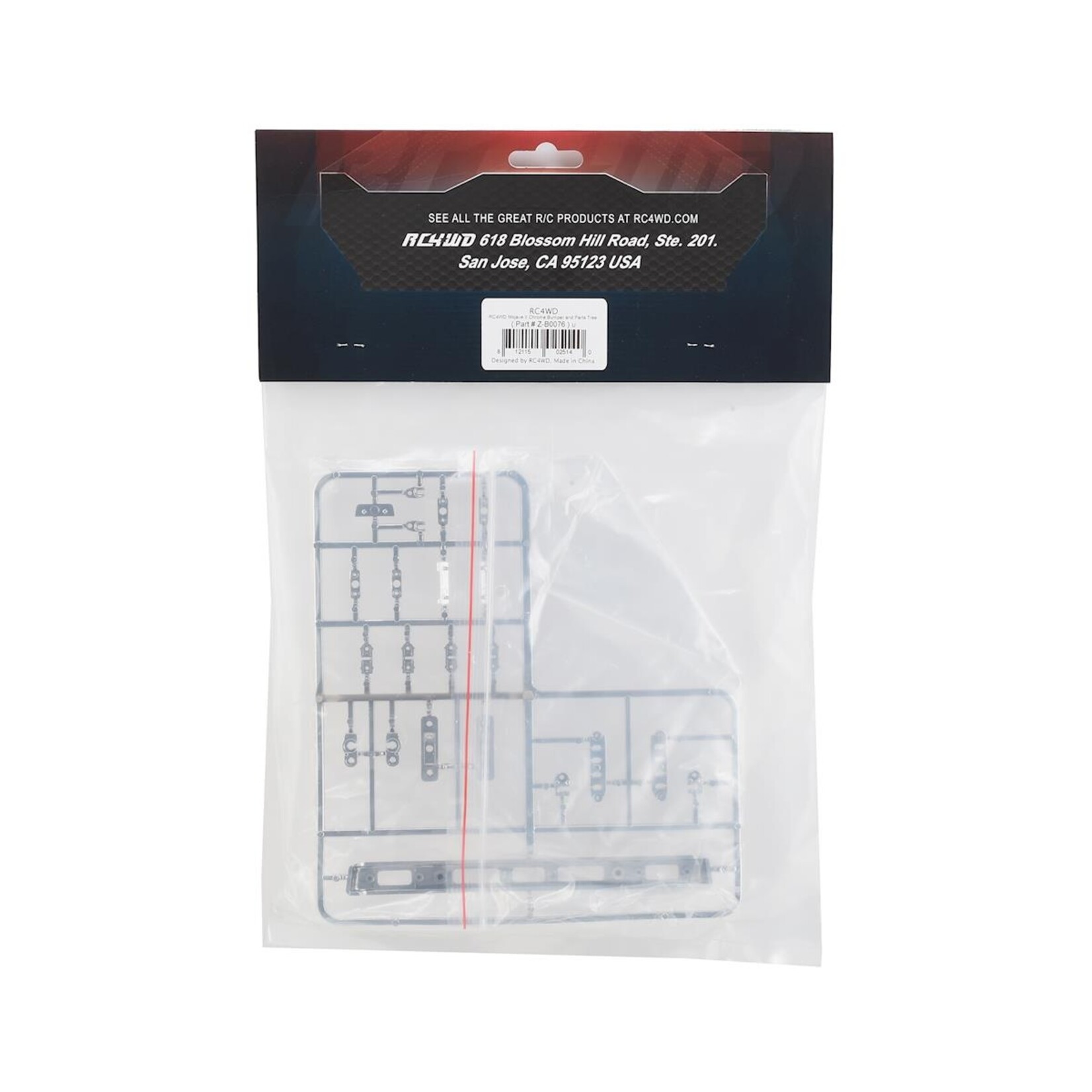 RC4WD #Z-B0076 RC4WD Mojave II Bumper/Parts Tree (Chrome)