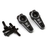 Treal #X003EARKN9 Treal Hobby Axial SCX24 Aluminum Servo Horn (Black) (2) (15T) (Emax)