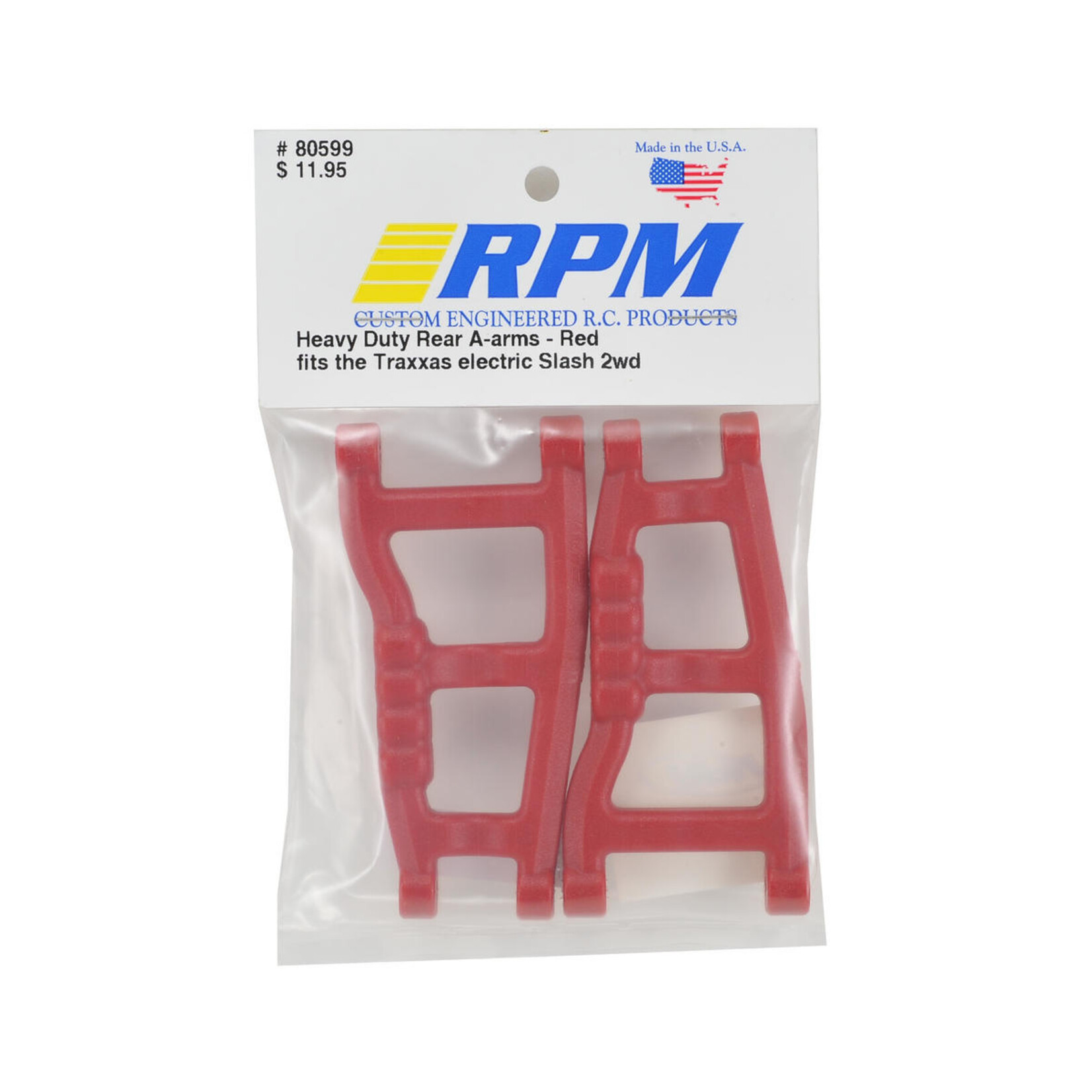 RPM RPM Traxxas Slash 2WD Rear A-Arms (Red) (2) #80599