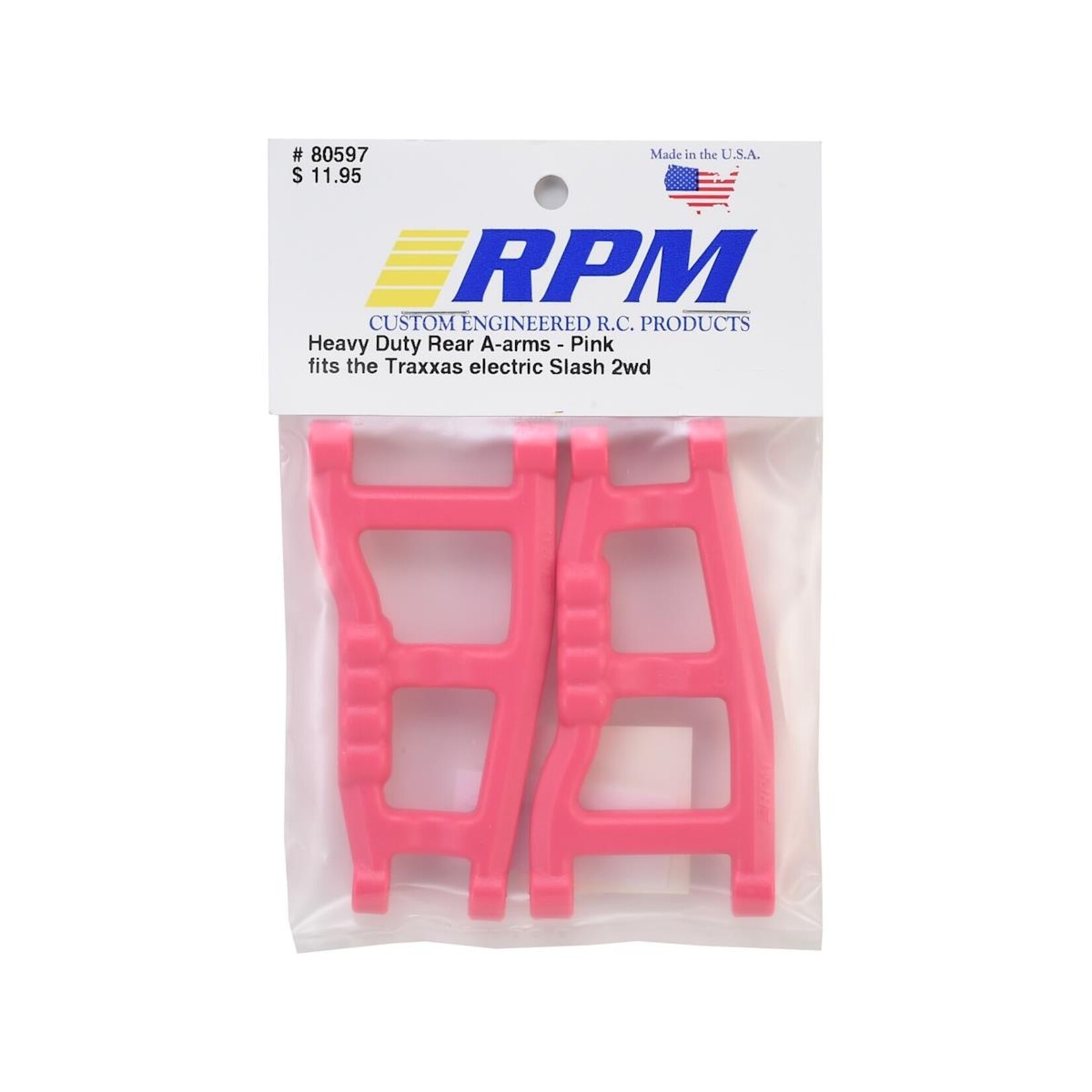 RPM RPM Traxxas 2WD Slash Rear A-Arms (Pink) (2) #80597