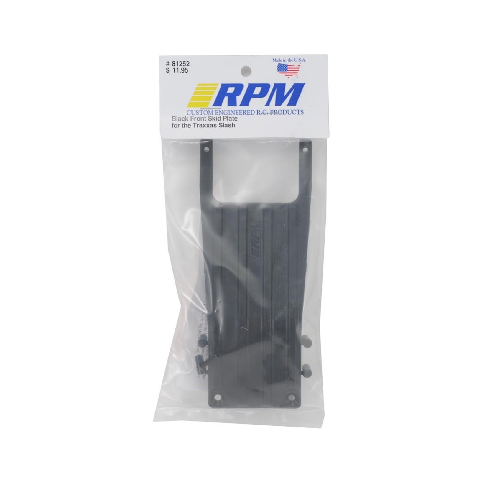 RPM RPM Slash 2WD Front Skid Plate (Black) #81252