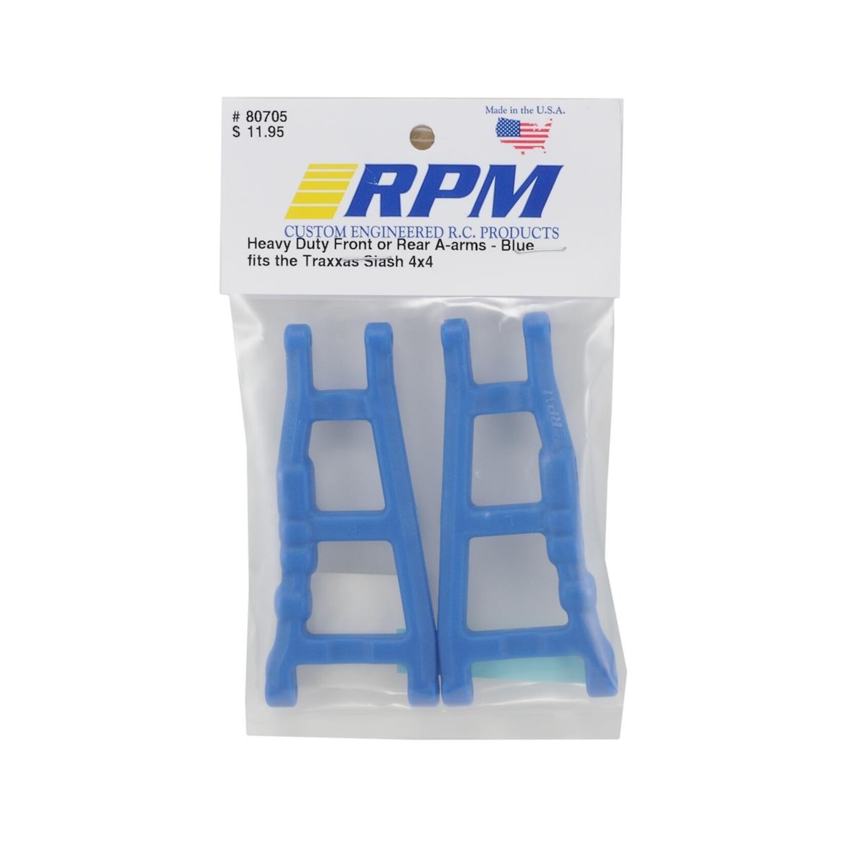 RPM RPM Traxxas Slash 4x4 Front/Rear A-Arms (Blue) #80705