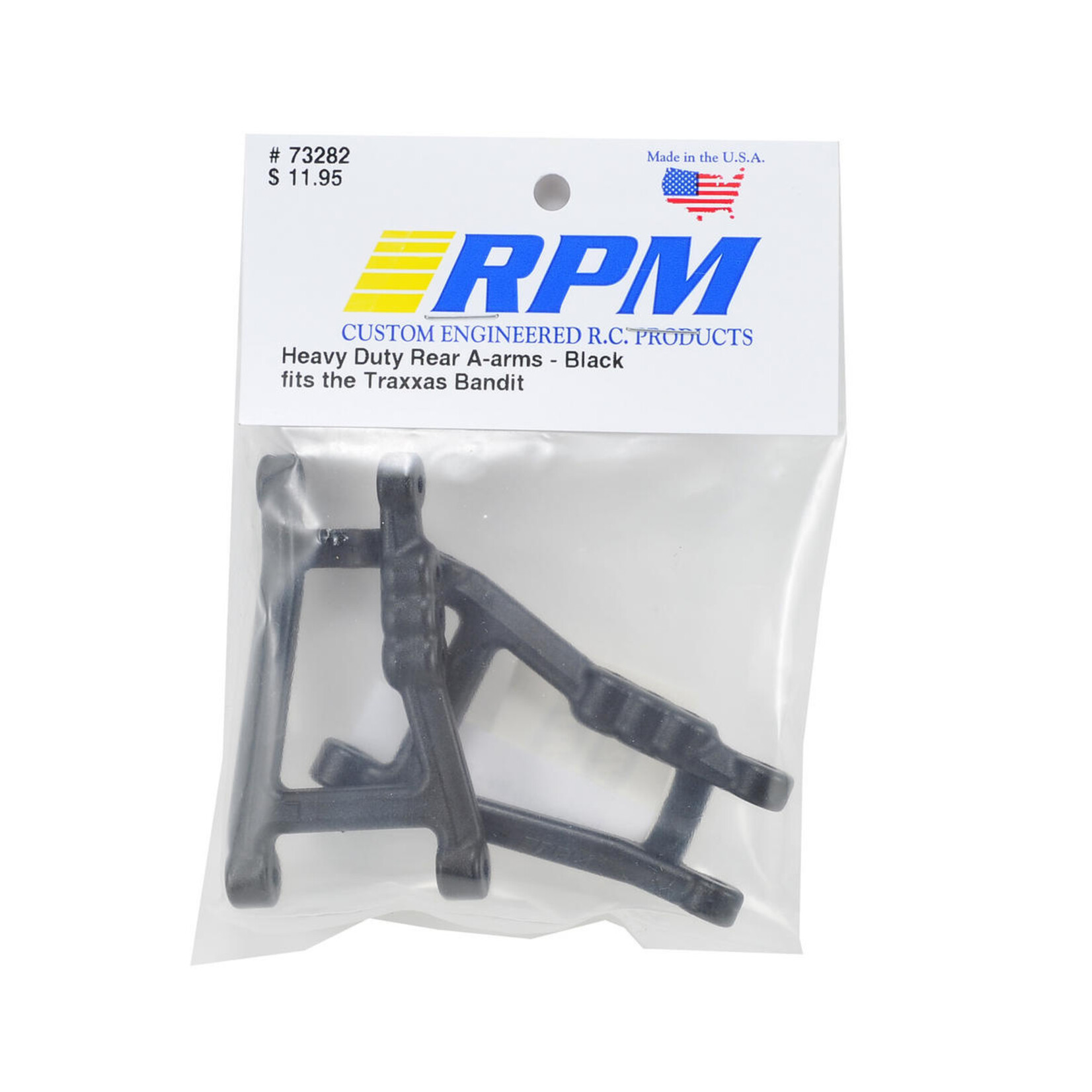RPM RPM Traxxas Bandit Rear A-Arm Set (Black) (2) #73282