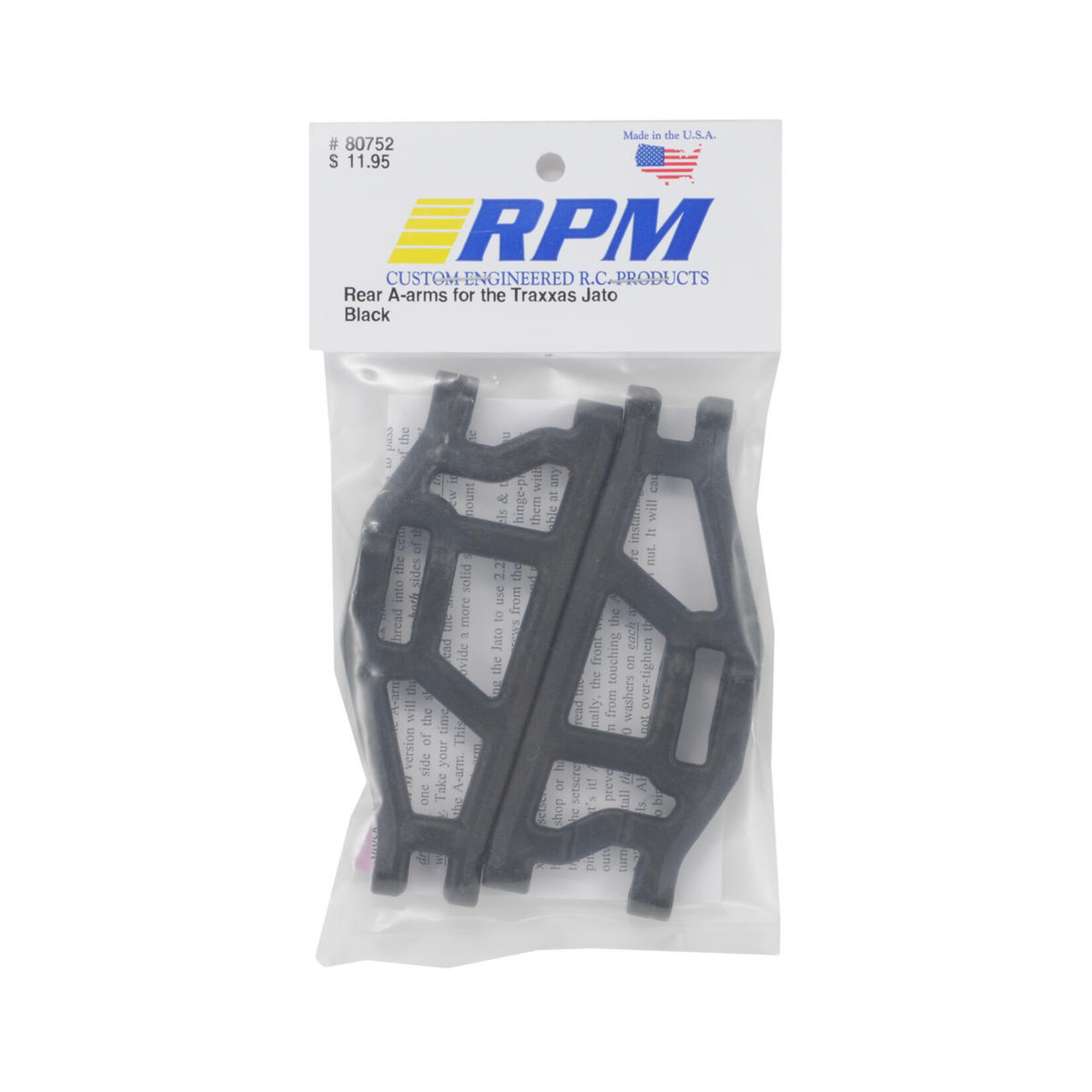 RPM RPM Jato Rear A-Arms (Black) (2) #80752