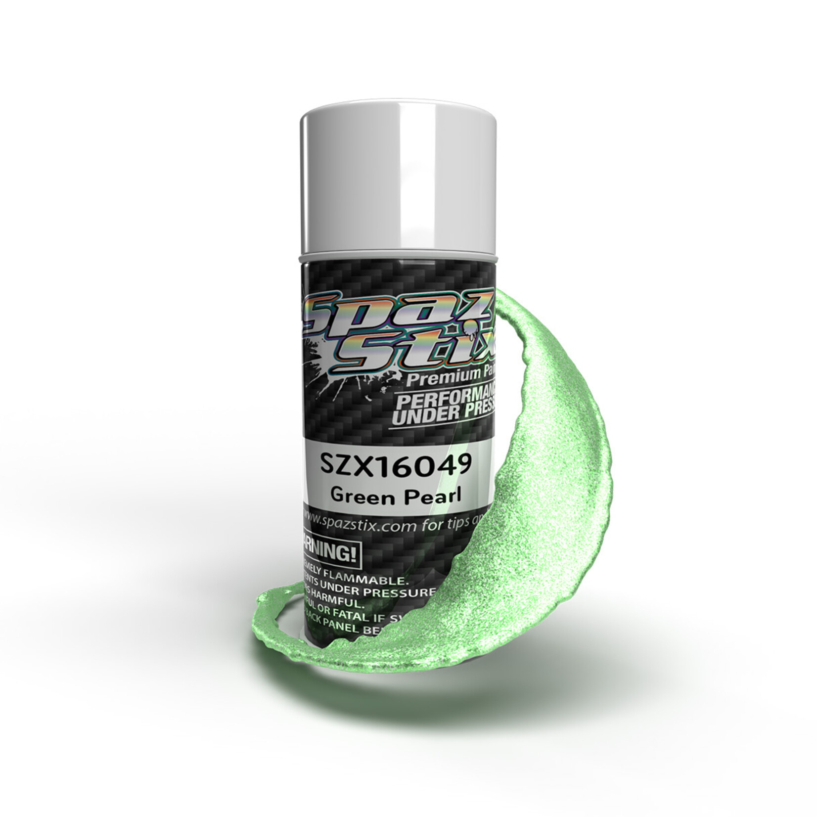 Spaz Stix #16049 Spaz Stix "Green Pearl" Spray Paint (3.5oz)