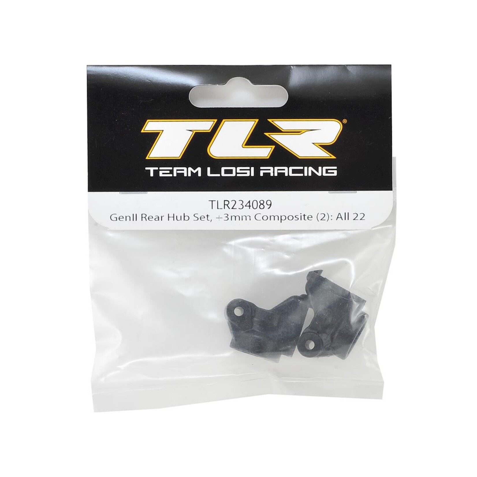 TLR Team Losi Racing Gen II Composite Rear Hub Body (2) (TLR 22) #TLR234089