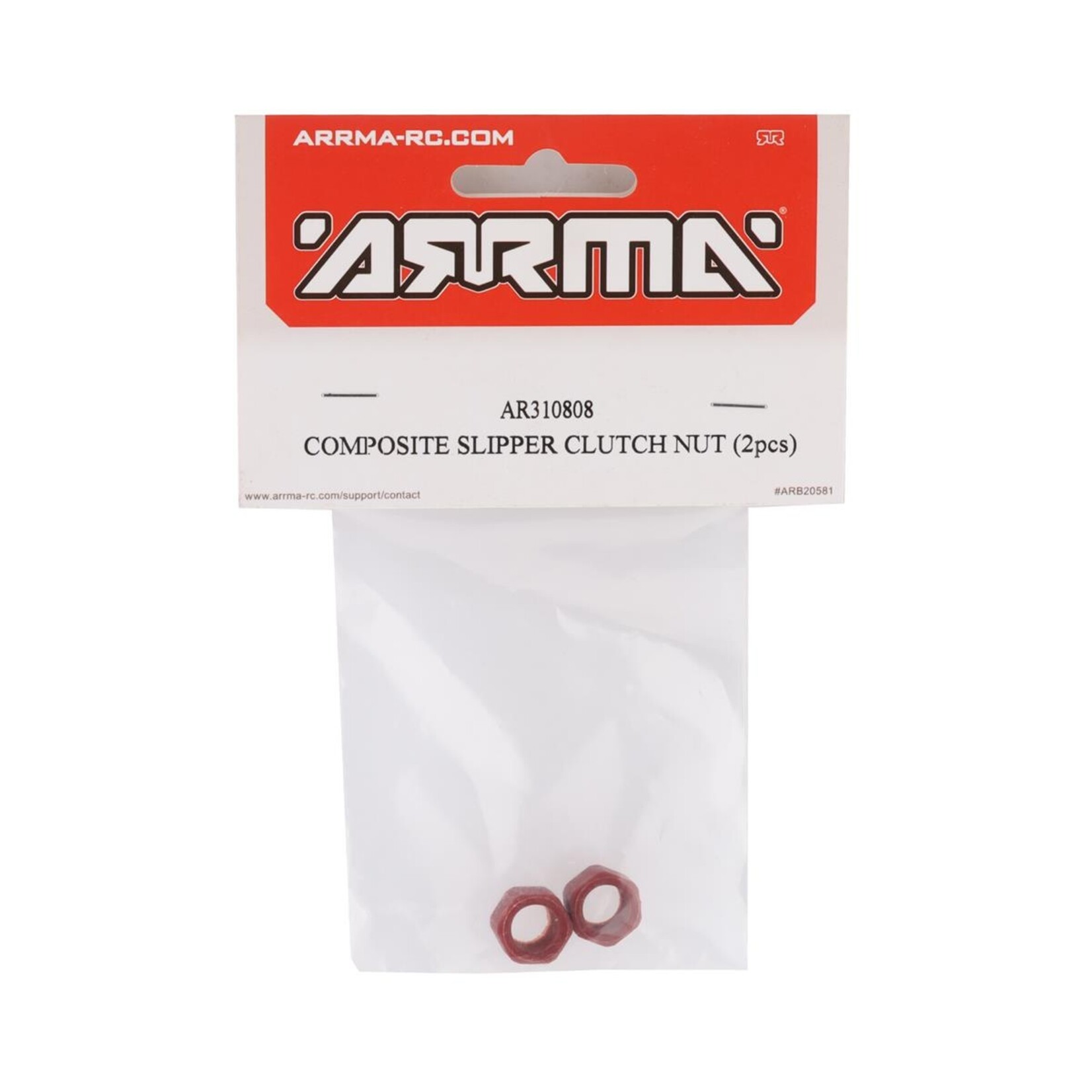 ARRMA #ARA310808 Arrma 4x4 Composite Slipper Clutch Nut (2)